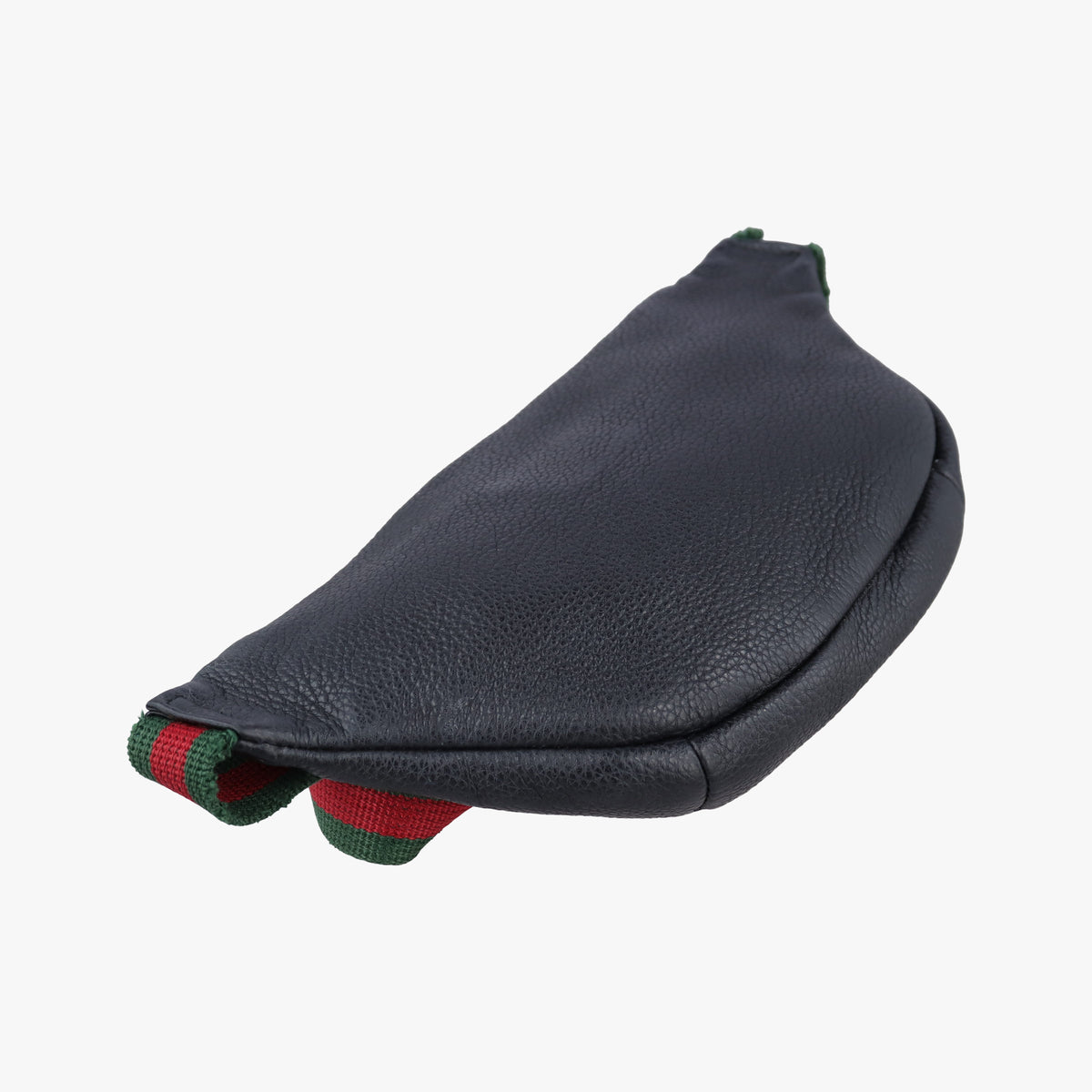 Secondhand Gucci Print Black Leather 527792 bum bag/waist bag | stylenewstar