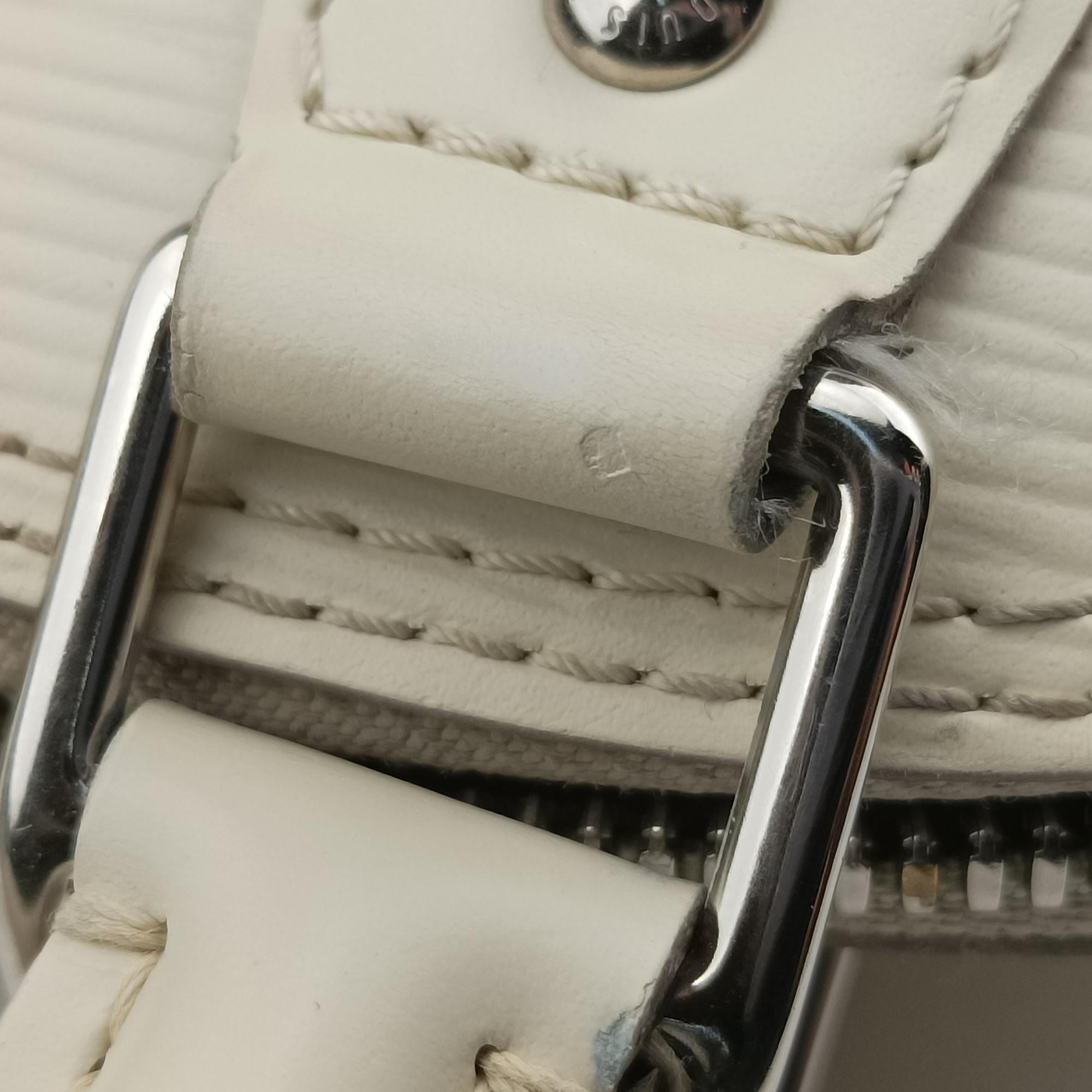 Pre-owned Louis Vuitton Alma BB IVOIRE Epi M4085J shoulderbag | stylenewstar