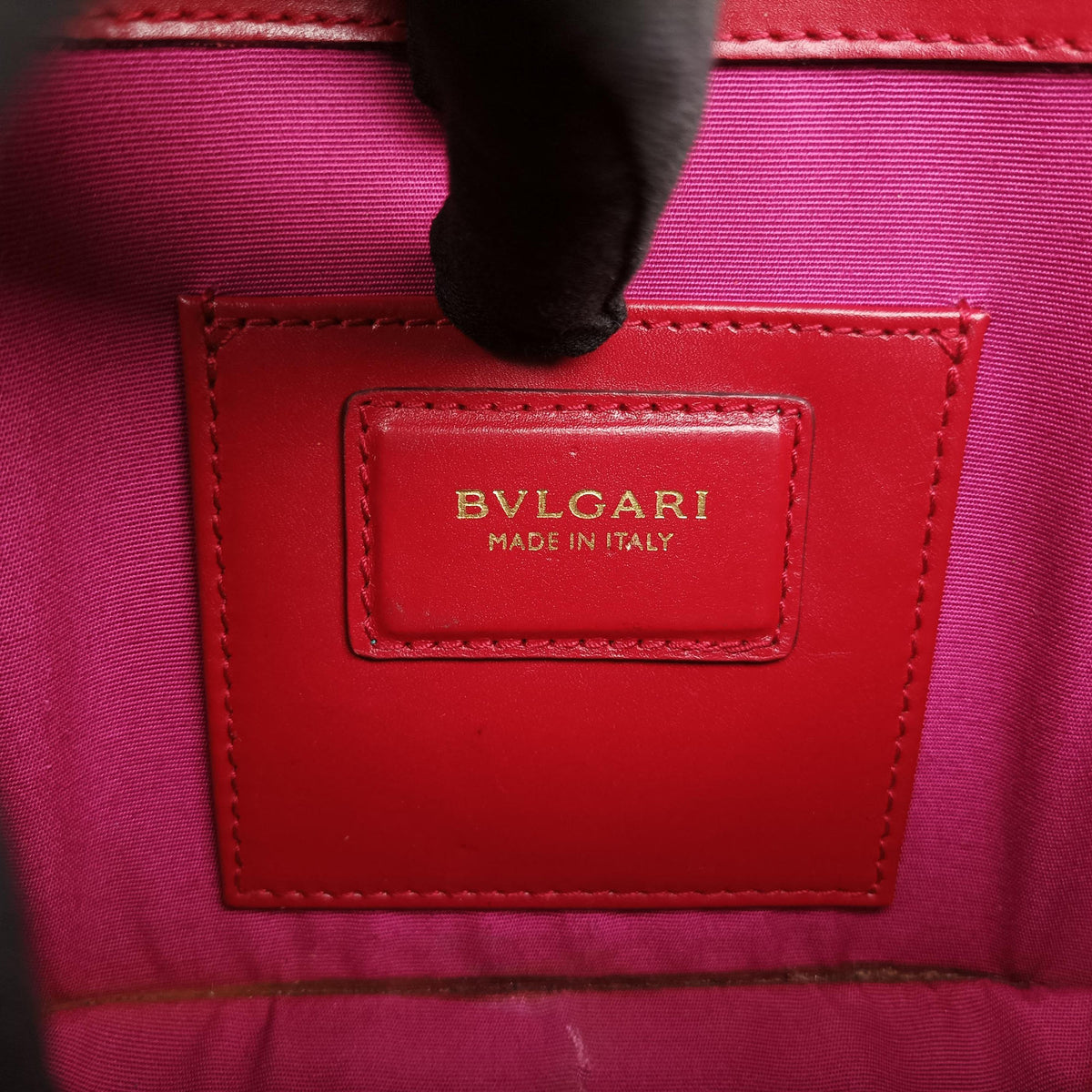 Pre-owned Bvlgari SERPENTI FOREVER Red Leather  shoulderbag | stylenewstar