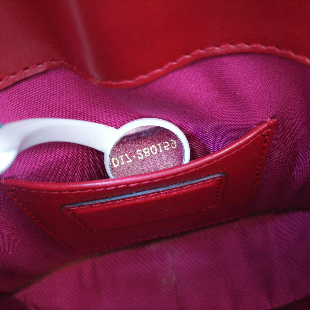 Pre-owned Bvlgari SERPENTI FOREVER Red Leather  shoulderbag | stylenewstar