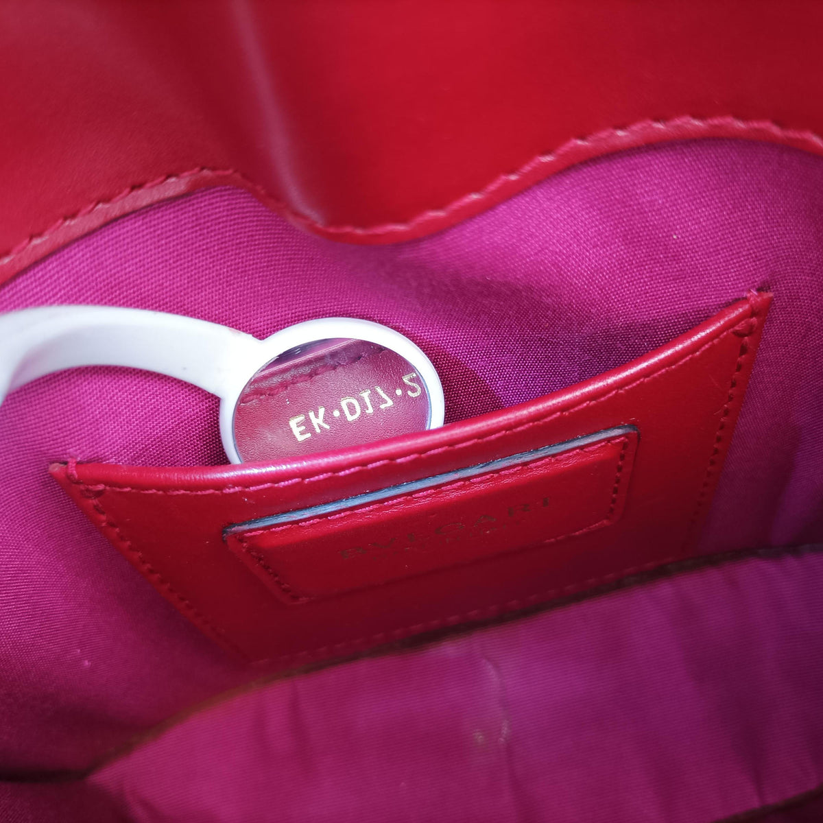Pre-owned Bvlgari SERPENTI FOREVER Red Leather  shoulderbag | stylenewstar