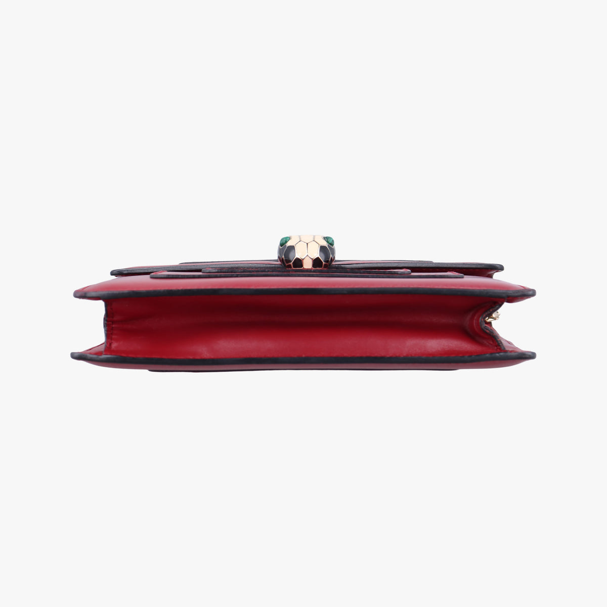 Pre-owned Bvlgari SERPENTI FOREVER Red Leather  shoulderbag | stylenewstar
