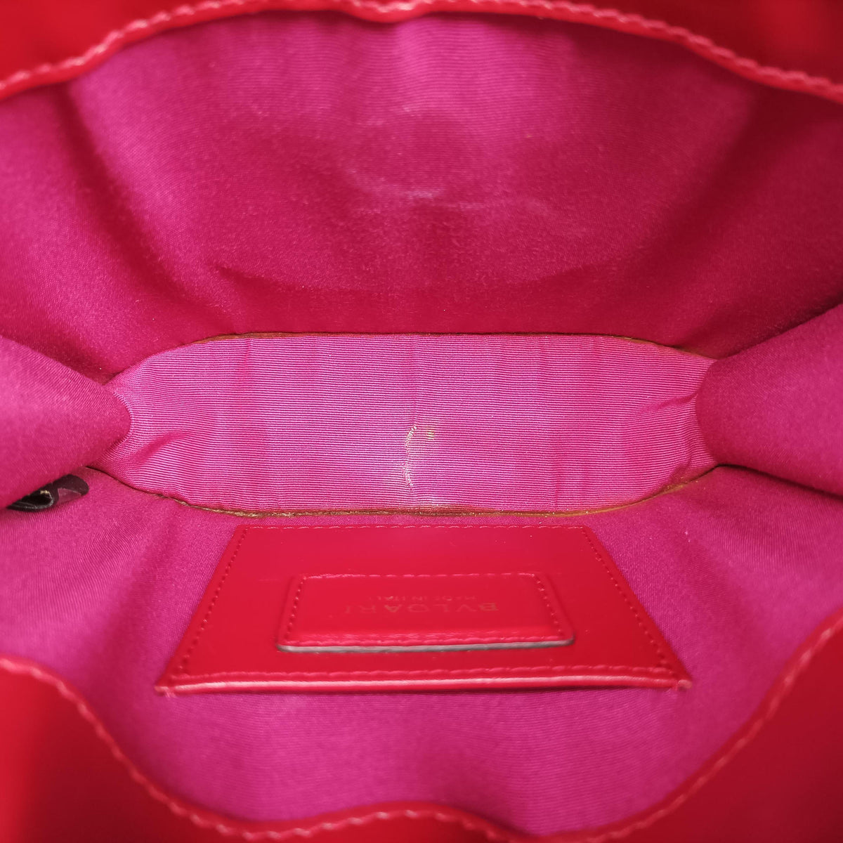 Pre-owned Bvlgari SERPENTI FOREVER Red Leather  shoulderbag | stylenewstar