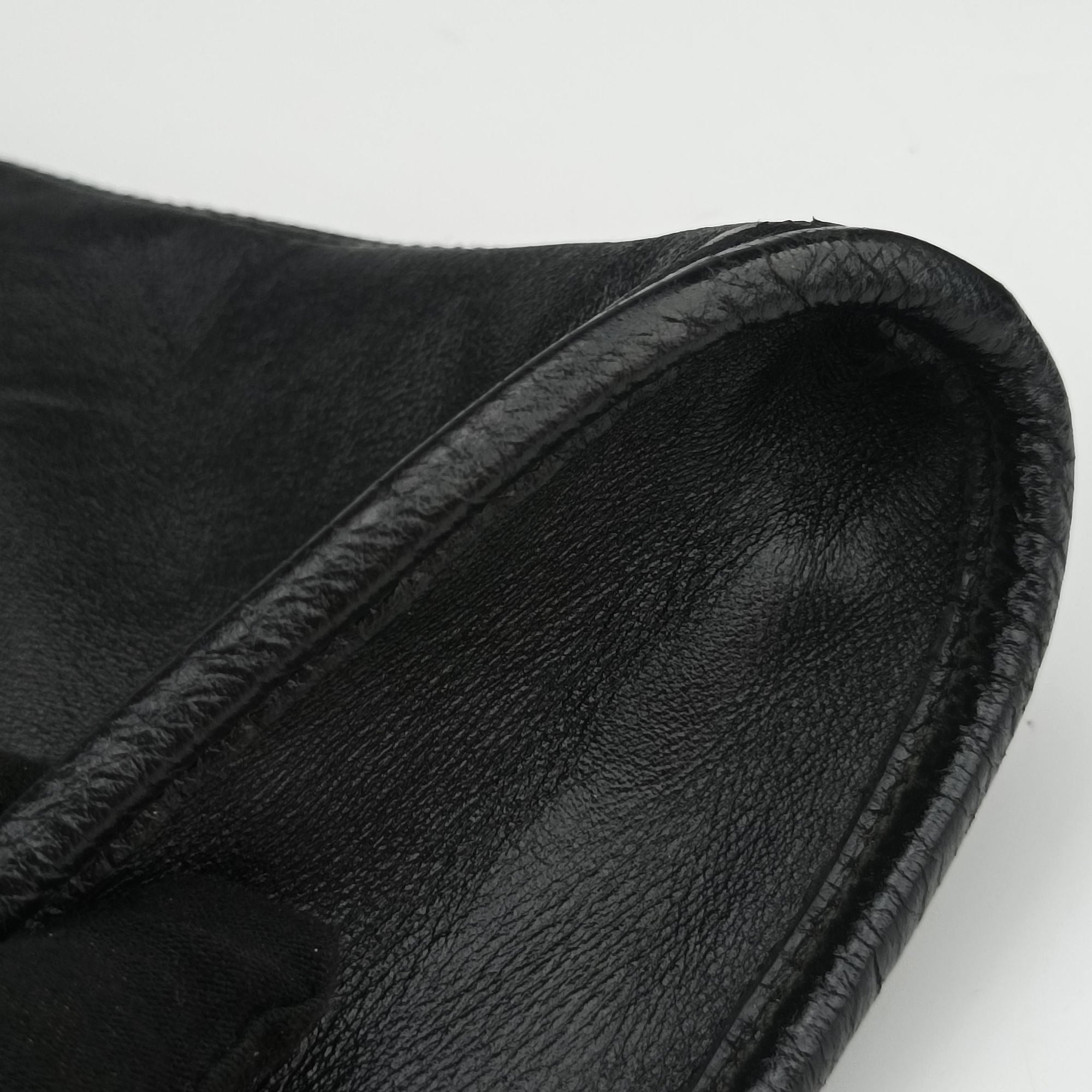 Pre-owned Gucci Rajah Black Leather 537219 shoulderbag | stylenewstar