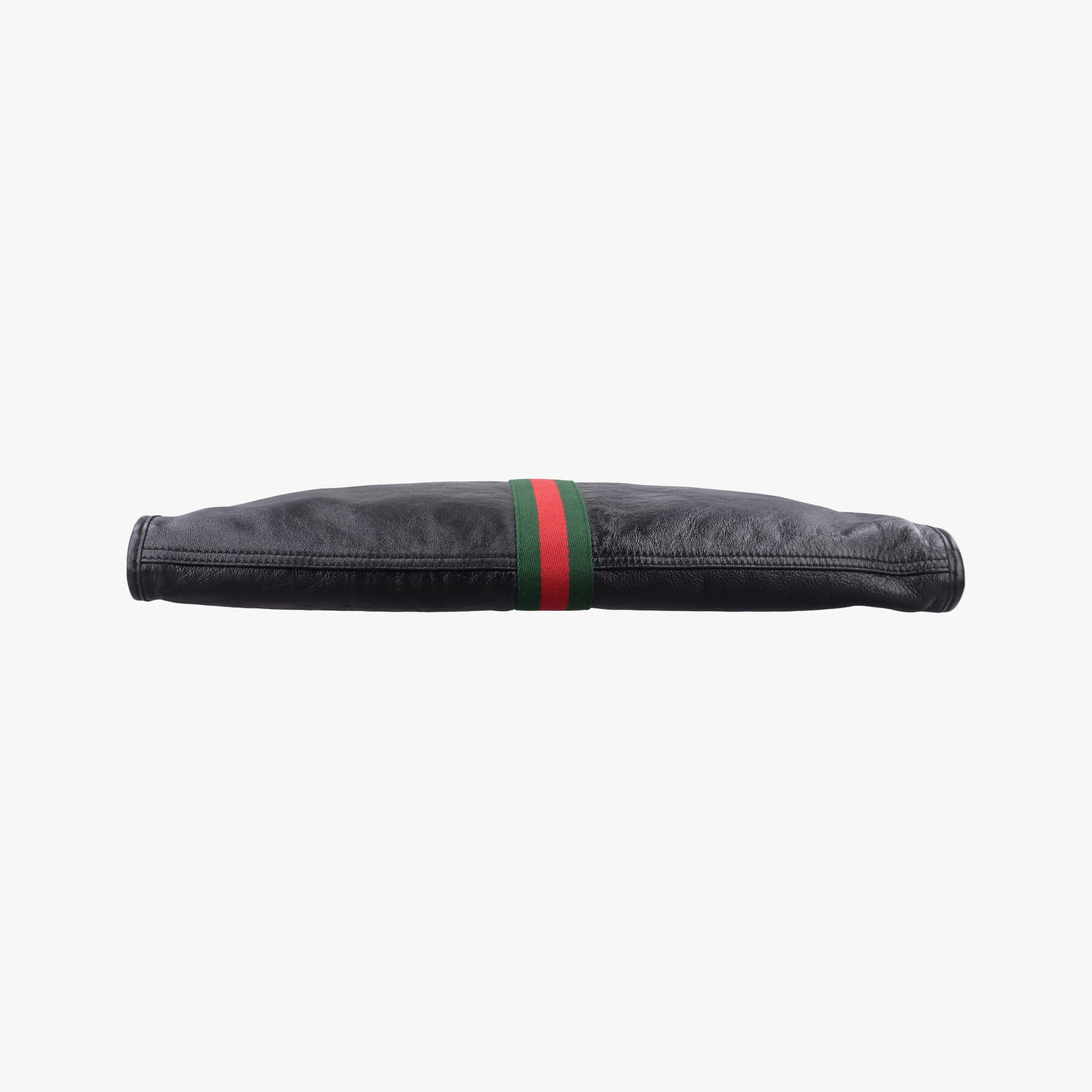 Pre-owned Gucci Rajah Black Leather 537219 shoulderbag | stylenewstar
