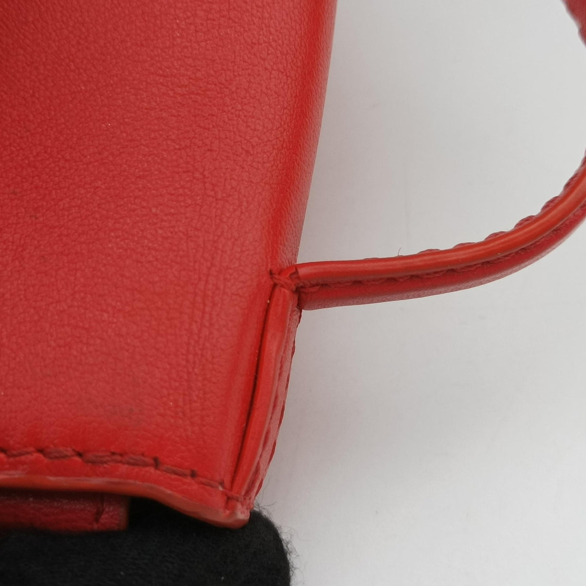 Pre-owned Delvaux Tampete Red Leather  coinpurse | stylenewstar