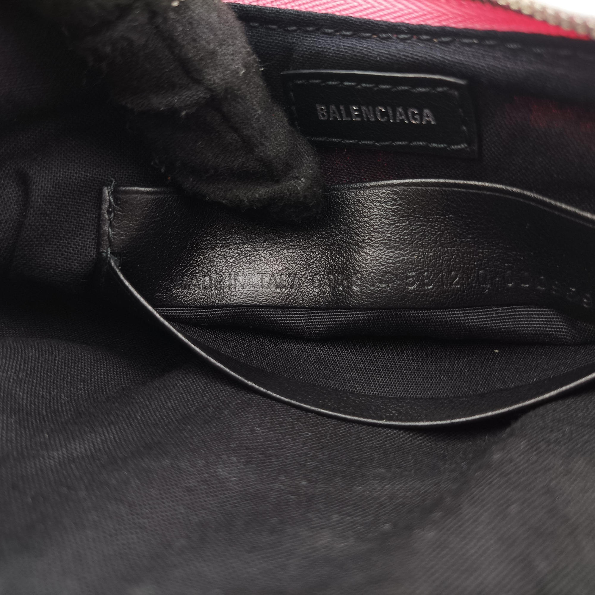 Pre-owned Balenciaga Le Cagole mini Pink canvas  shoulderbag | stylenewstar