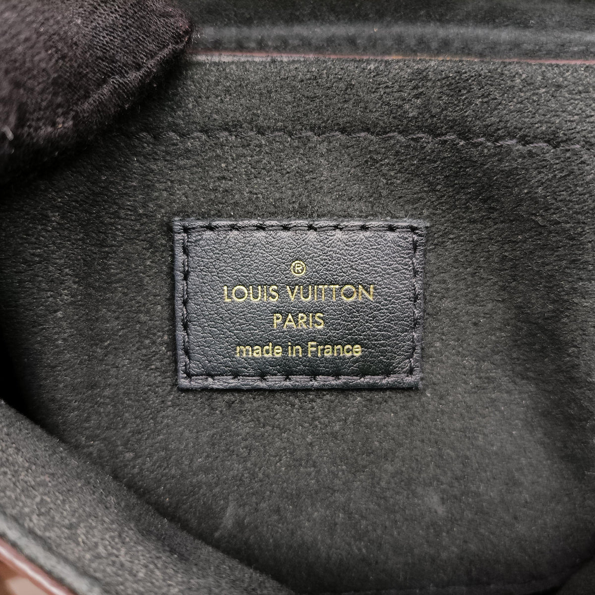 Secondhand Louis Vuitton Rocky BB Brown×black Monogram canvas×calf leather M44797 shoulderbag | stylenewstar