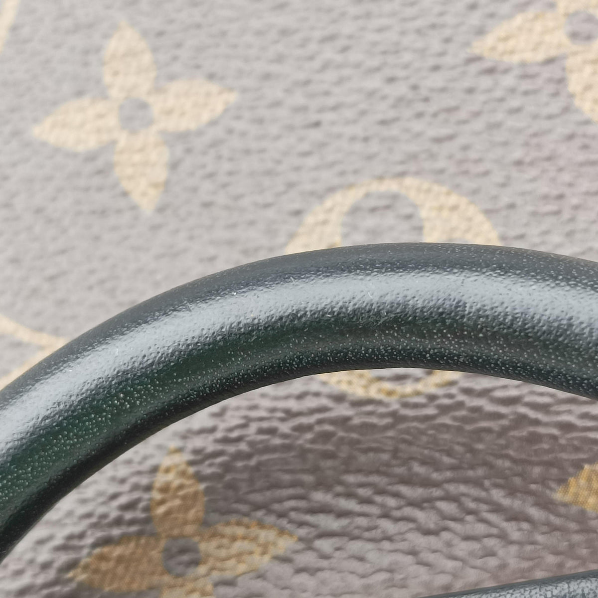 Secondhand Louis Vuitton Rocky BB Brown×black Monogram canvas×calf leather M44797 shoulderbag | stylenewstar