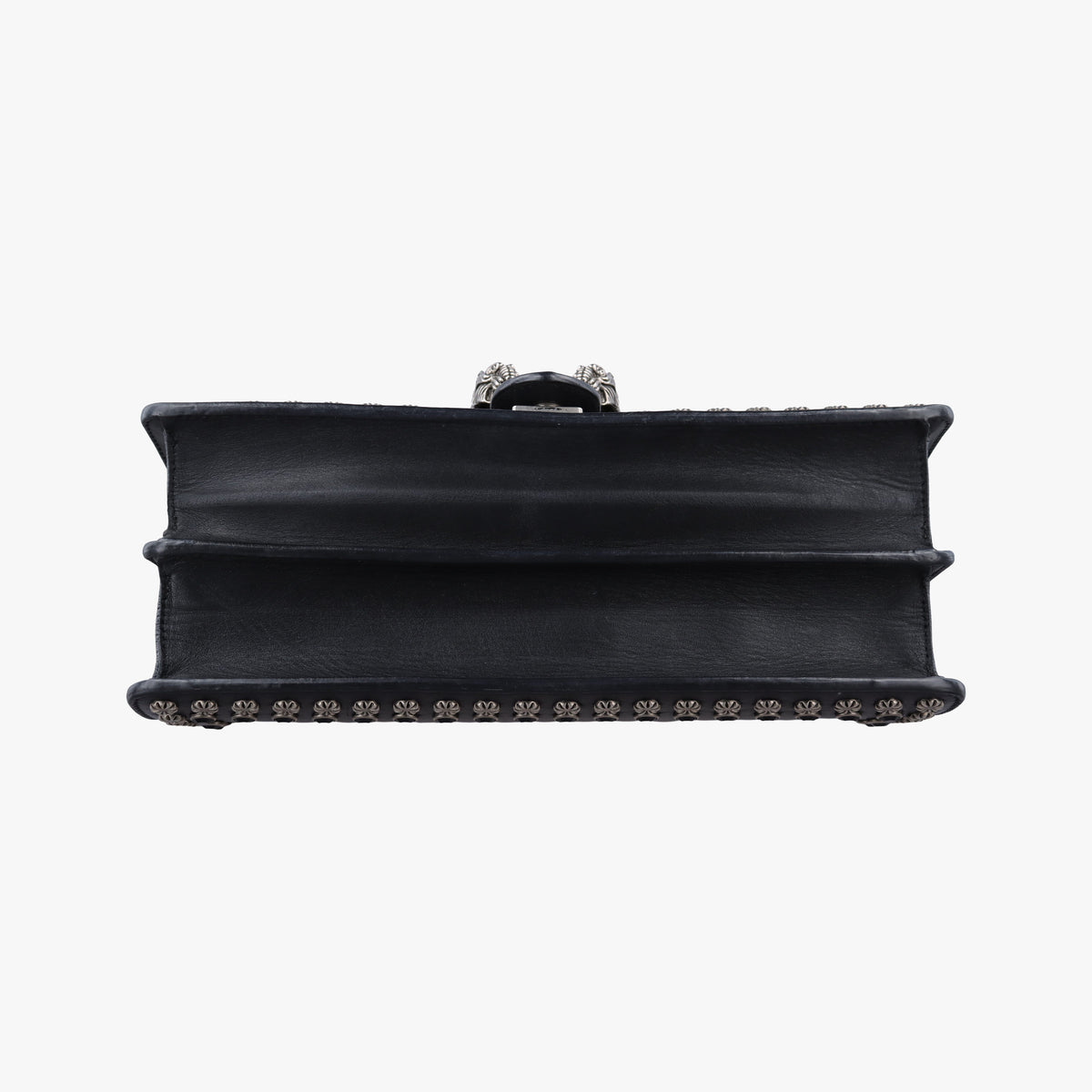 Pre-owned Gucci Dionysus Black Leather 400249 shoulderbag | stylenewstar