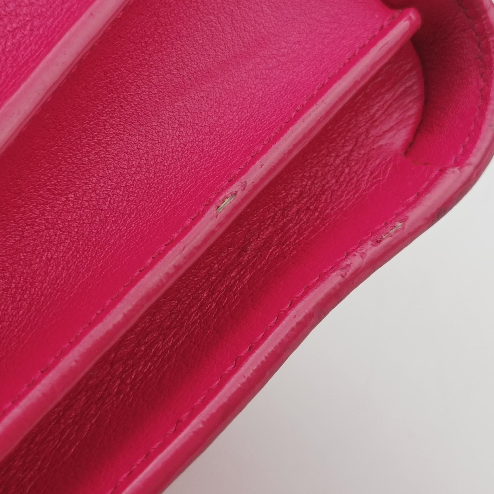 Pre-owned Yves Saint Laurent SAC DE JOUR Rose Leather 340778 shoulderbag | stylenewstar