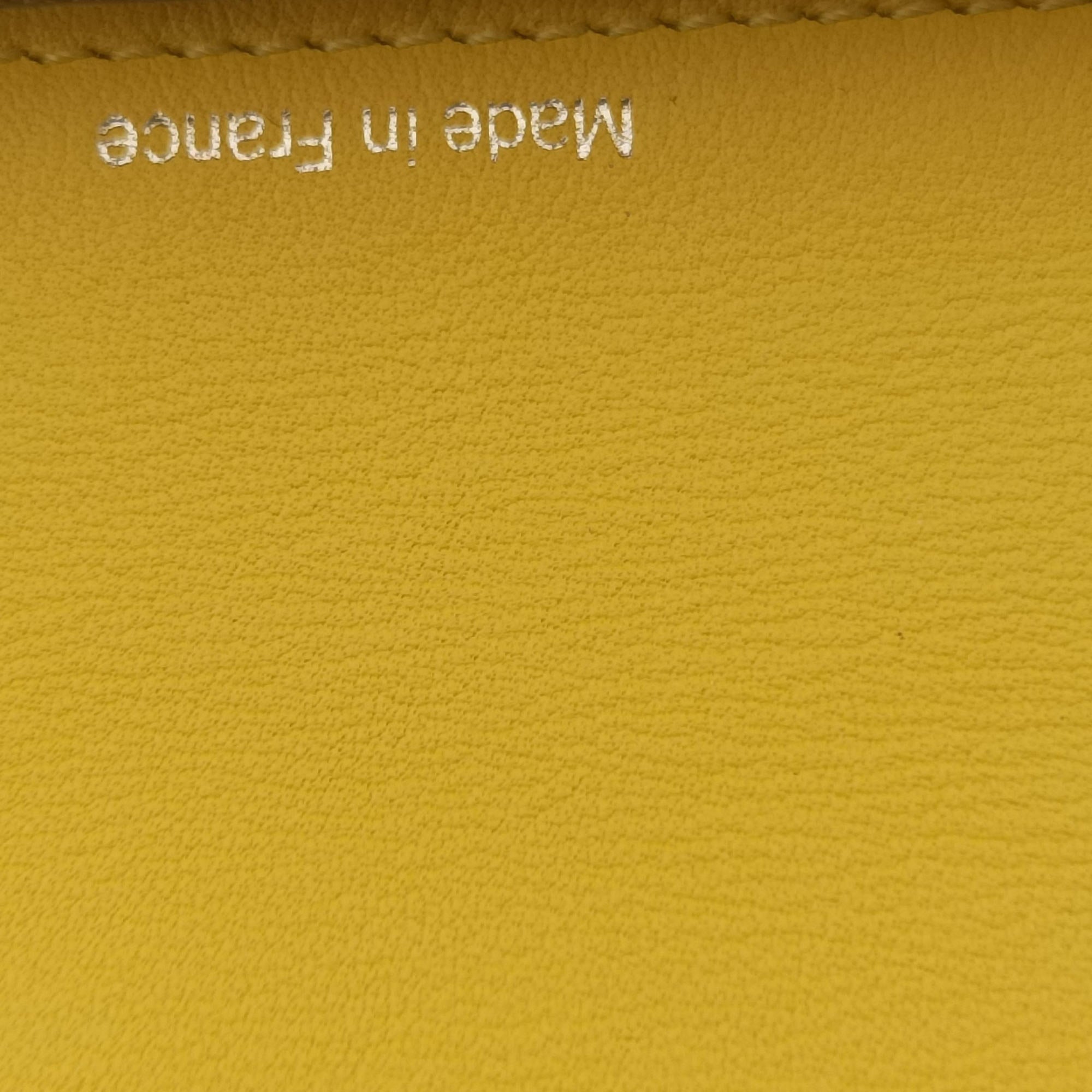 Vintage Delvaux Tempete Yellow leather  shoulderbag | stylenewstar
