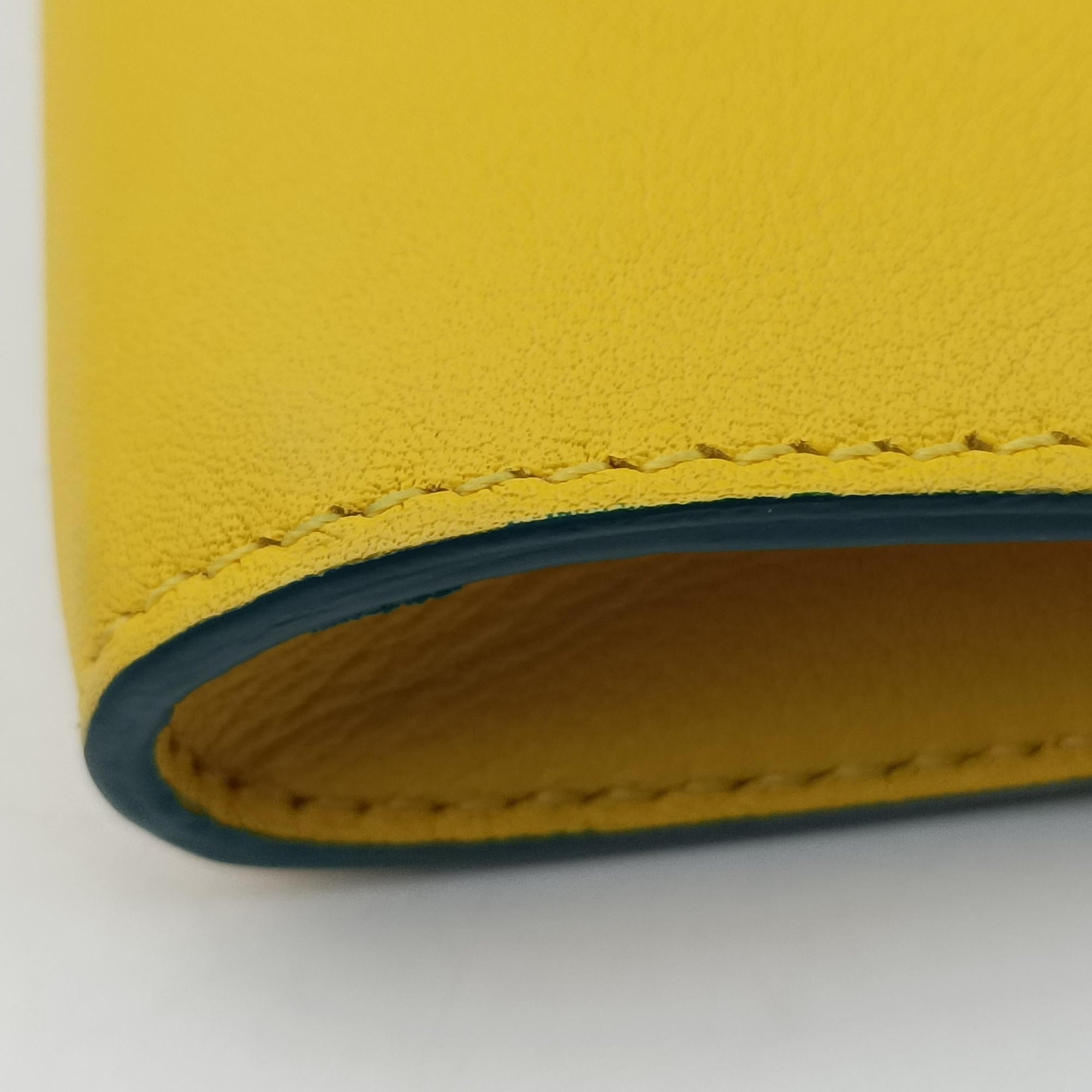 Vintage Delvaux Tempete Yellow leather  shoulderbag | stylenewstar