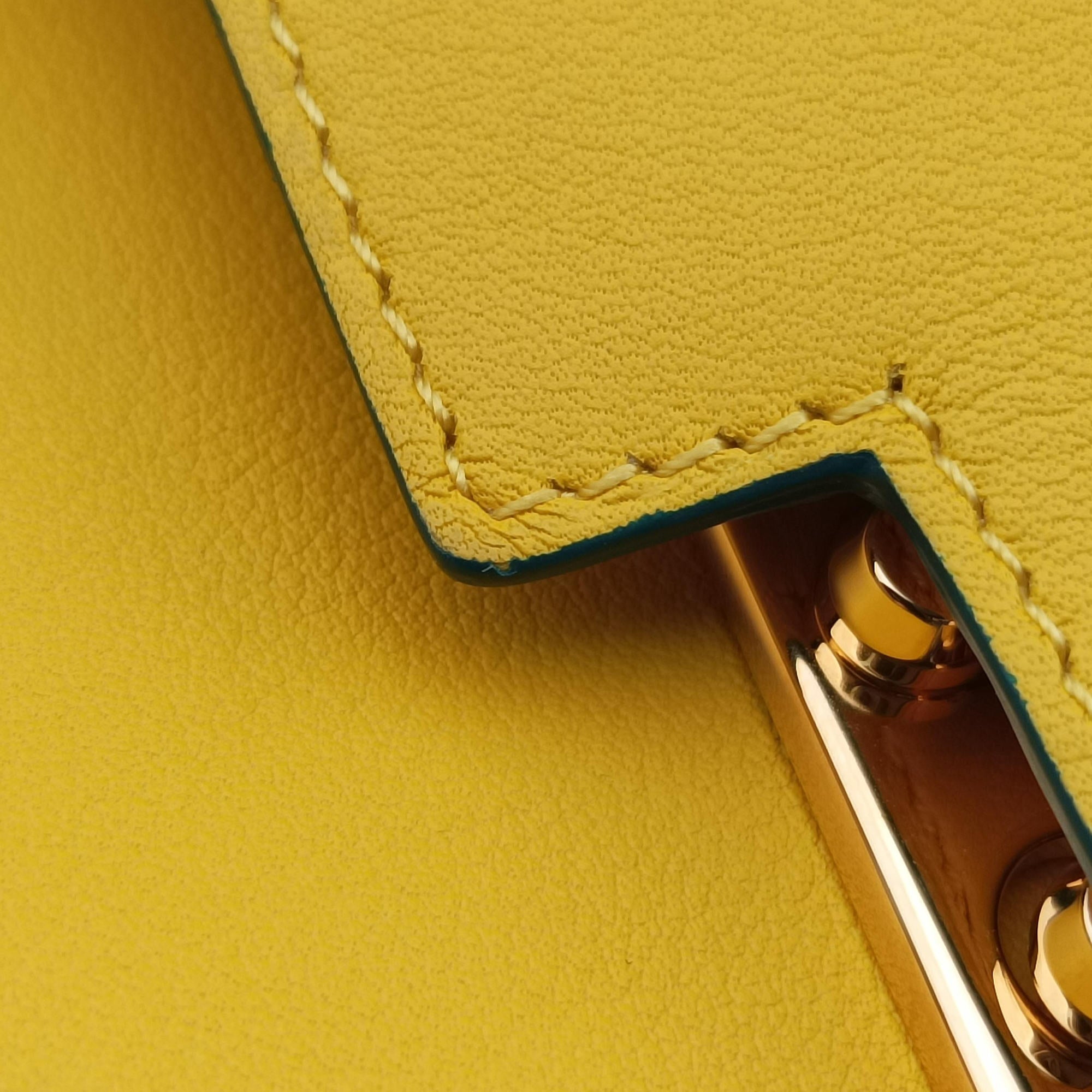 Vintage Delvaux Tempete Yellow leather  shoulderbag | stylenewstar