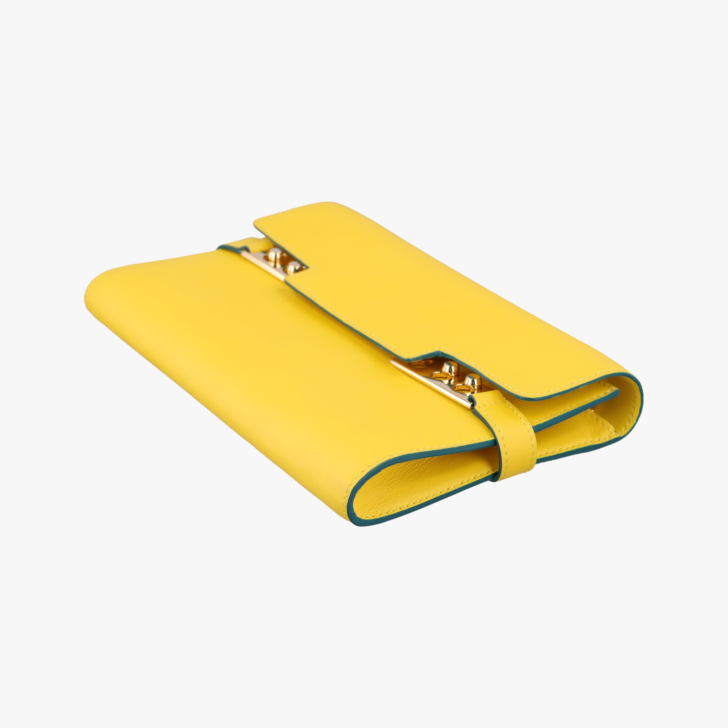 Vintage Delvaux Tempete Yellow leather  shoulderbag | stylenewstar