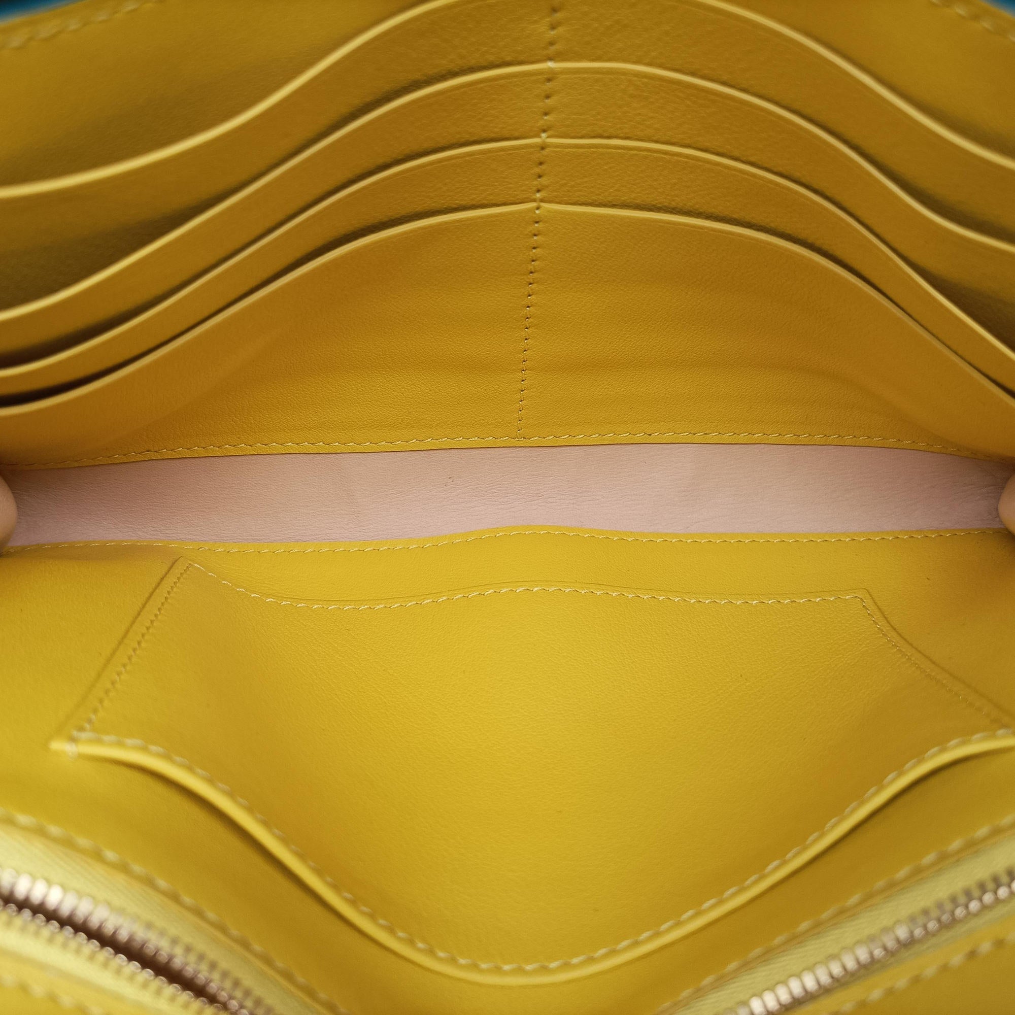 Vintage Delvaux Tempete Yellow leather  shoulderbag | stylenewstar