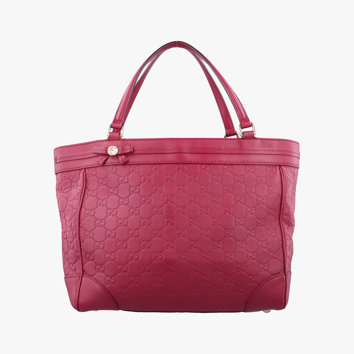 Pre-owned Gucci Guccissima Mayfair Rose Leather 257061 handbag | stylenewstar