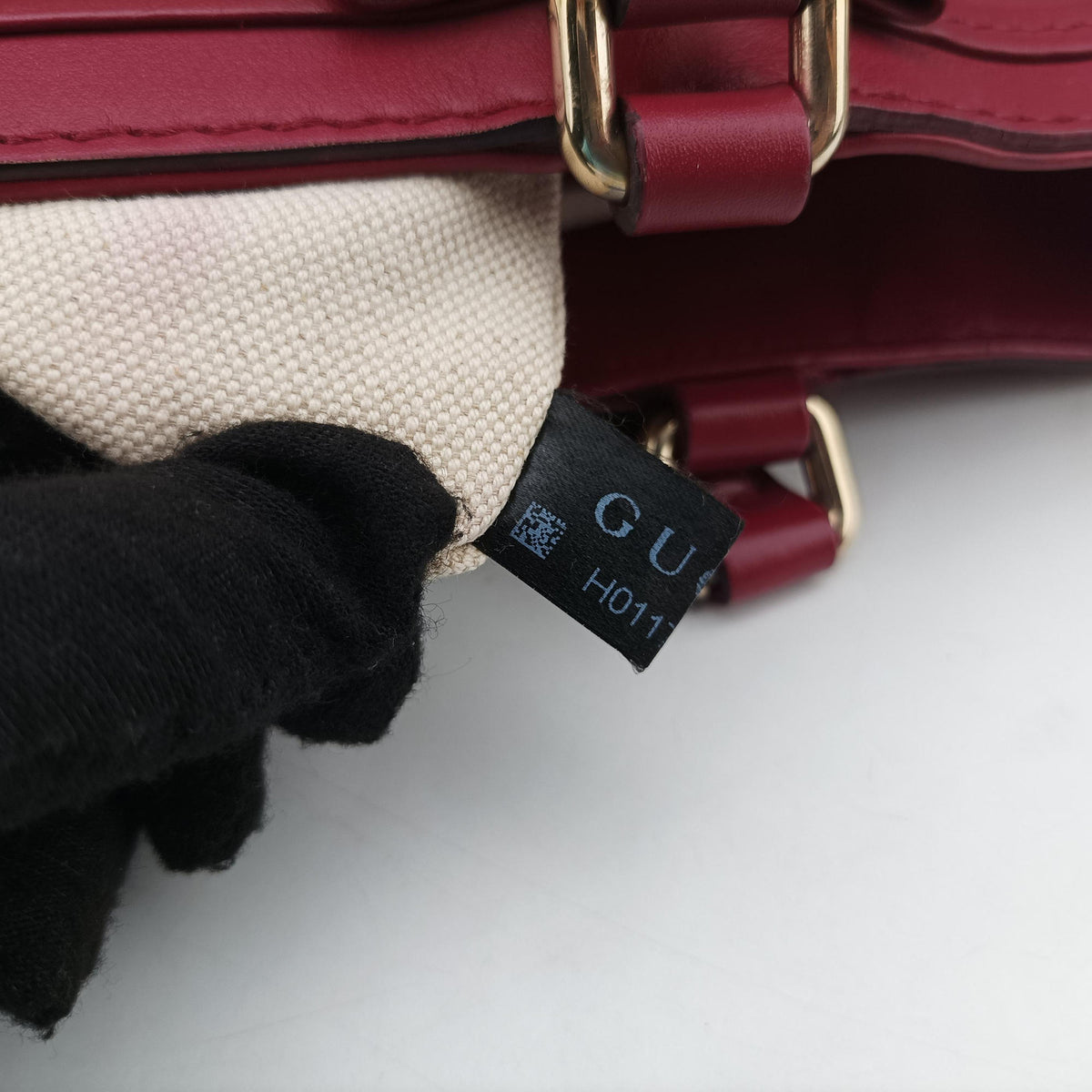 Pre-owned Gucci Guccissima Mayfair Rose Leather 257061 handbag | stylenewstar