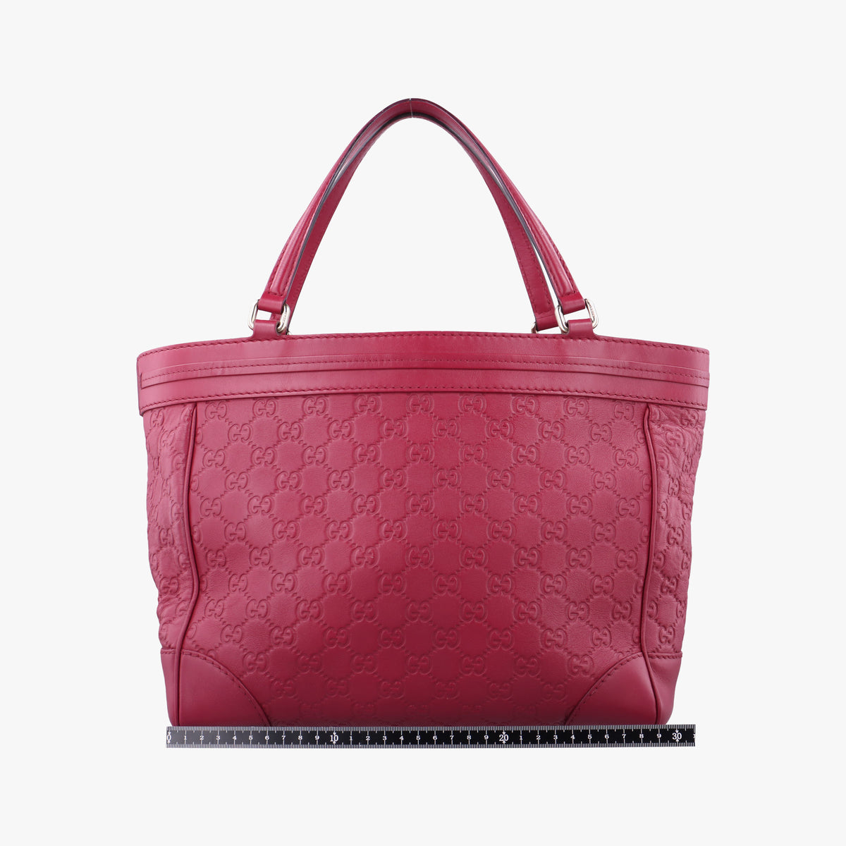 Pre-owned Gucci Guccissima Mayfair Rose Leather 257061 handbag | stylenewstar