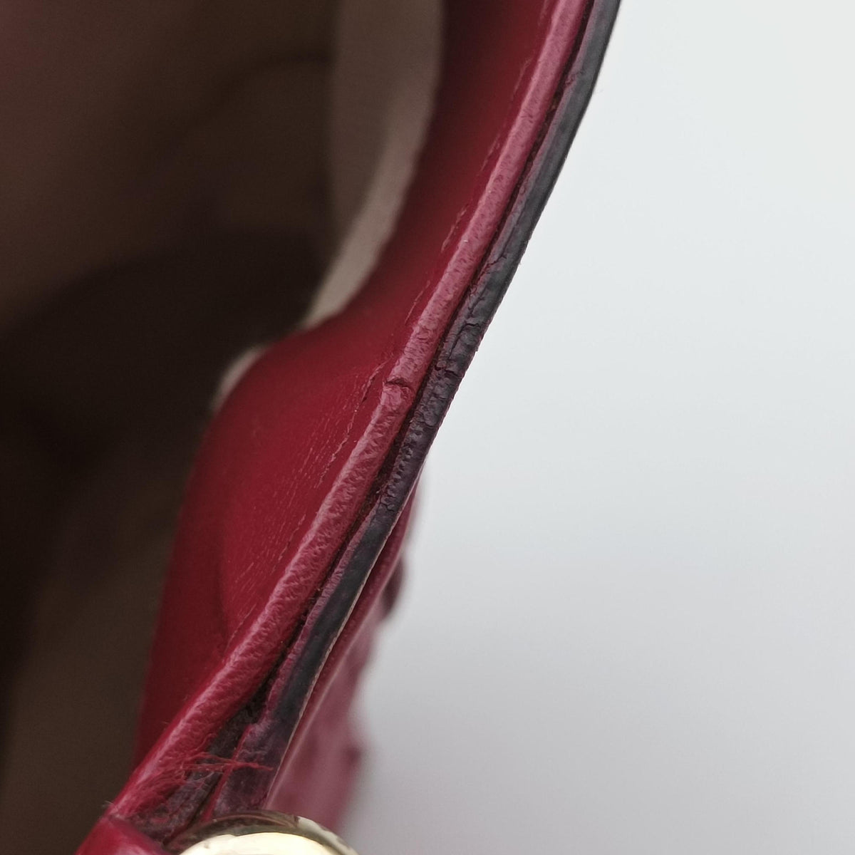 Pre-owned Gucci Guccissima Mayfair Rose Leather 257061 handbag | stylenewstar