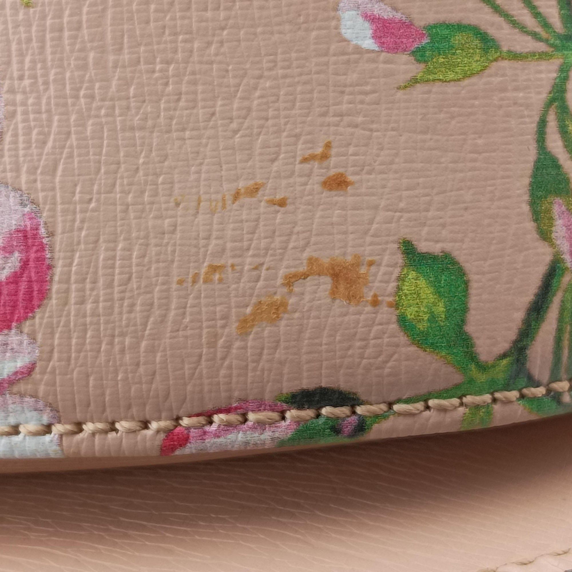 Pre-owned Gucci Bamboo Pink×Multicolour Leather 409398 shoulderbag | stylenewstar