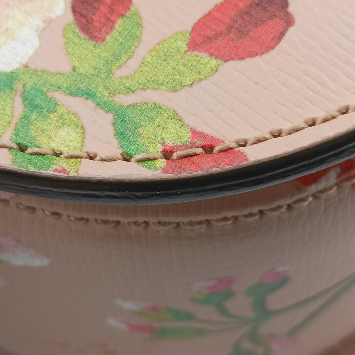 Pre-owned Gucci Bamboo Pink×Multicolour Leather 409398 shoulderbag | stylenewstar