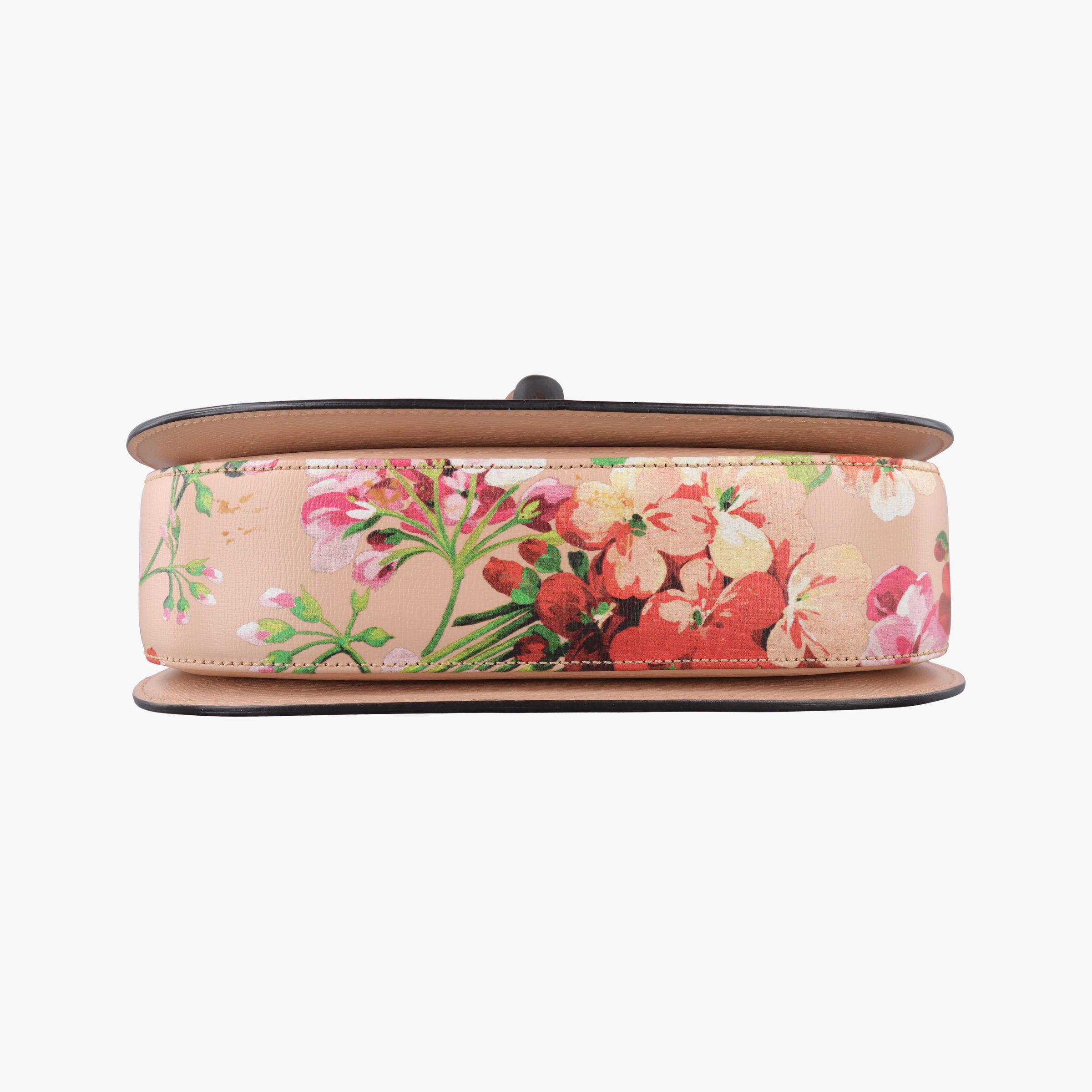 Pre-owned Gucci Bamboo Pink×Multicolour Leather 409398 shoulderbag | stylenewstar