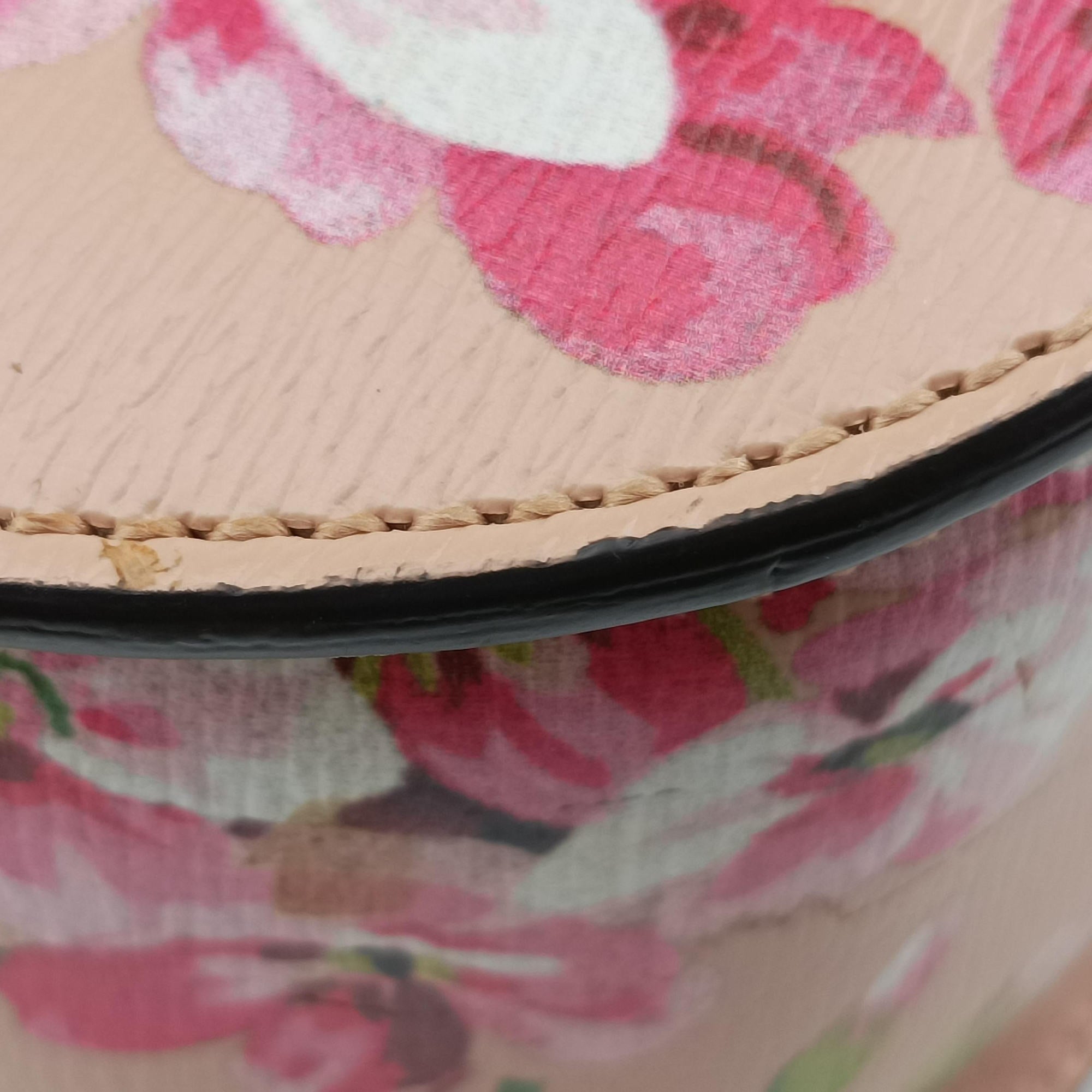 Pre-owned Gucci Bamboo Pink×Multicolour Leather 409398 shoulderbag | stylenewstar