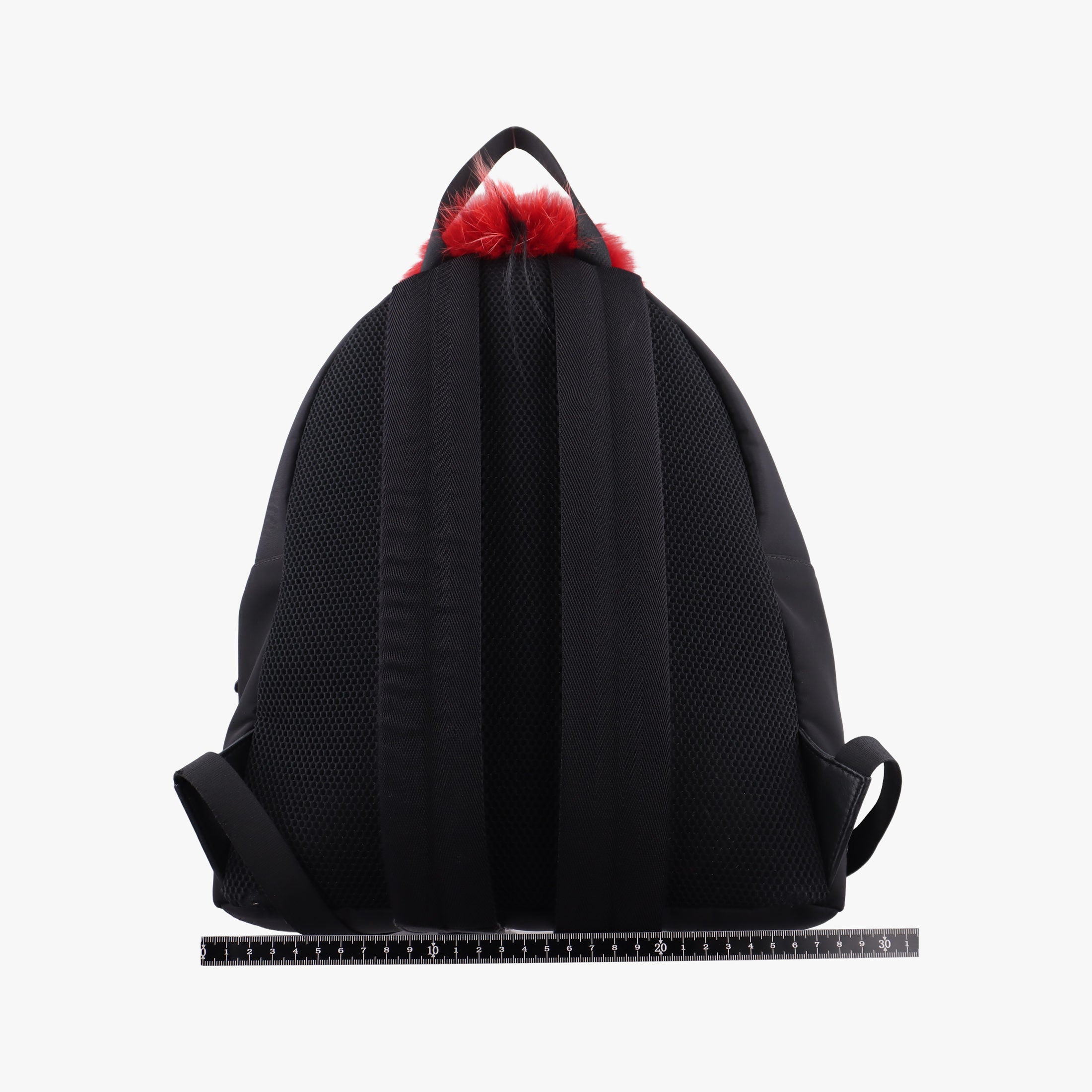 Pre-owned Fendi monster bag bugs Black x Multicolour Nylon x leather 8BZ035 backpack/rucksack | stylenewstar