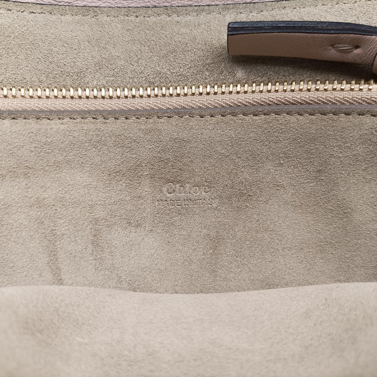 Pre-owned Chloe FAYE Beige Suede × leather  shoulderbag | stylenewstar