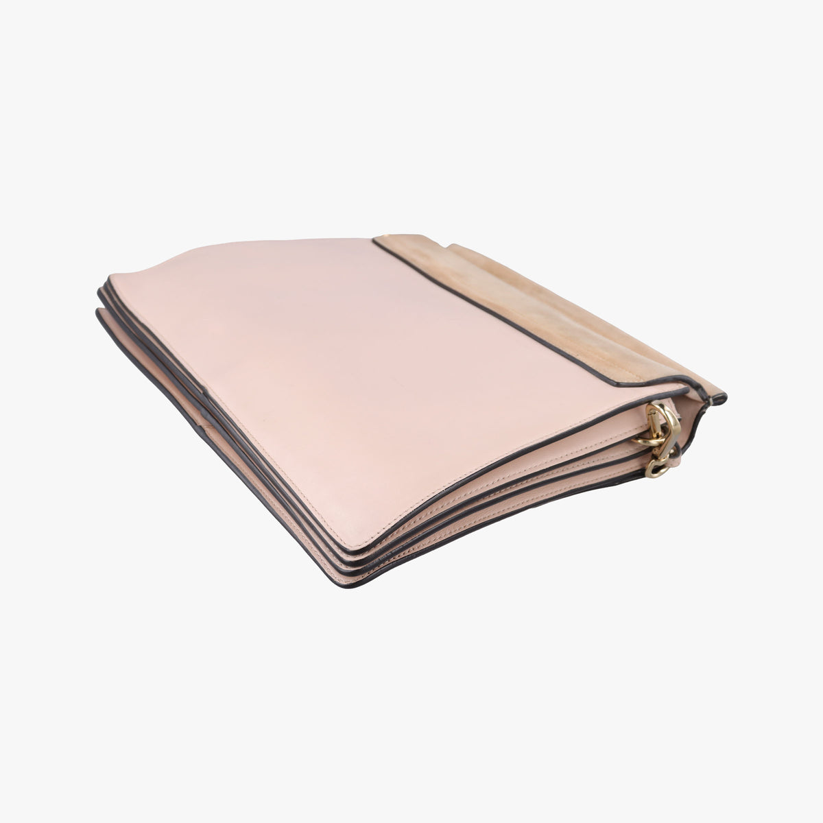 Pre-owned Chloe FAYE Beige Suede × leather  shoulderbag | stylenewstar