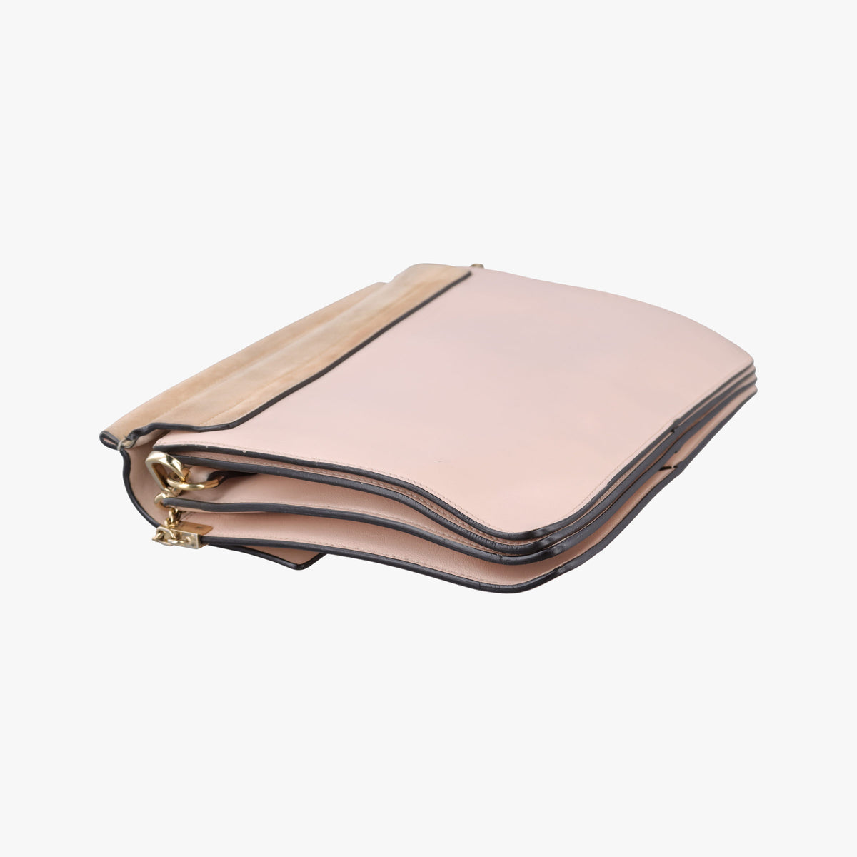 Pre-owned Chloe FAYE Beige Suede × leather  shoulderbag | stylenewstar