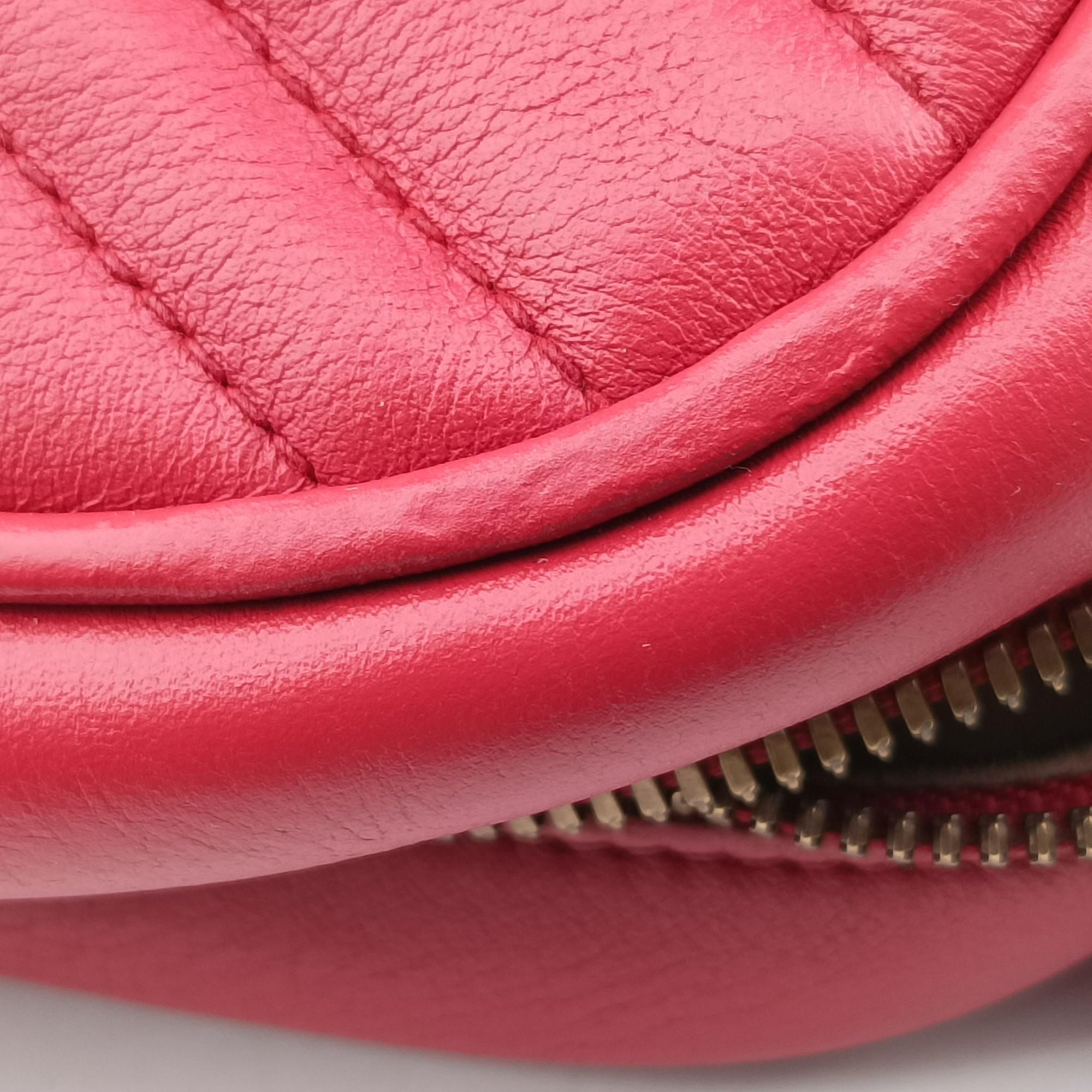 Secondhand Gucci GG Marmont Red Leather 447632 shoulderbag | stylenewstar