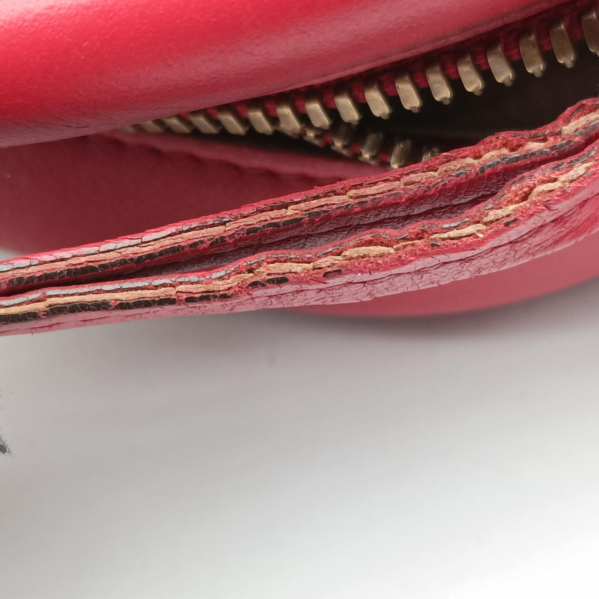 Secondhand Gucci GG Marmont Red Leather 447632 shoulderbag | stylenewstar