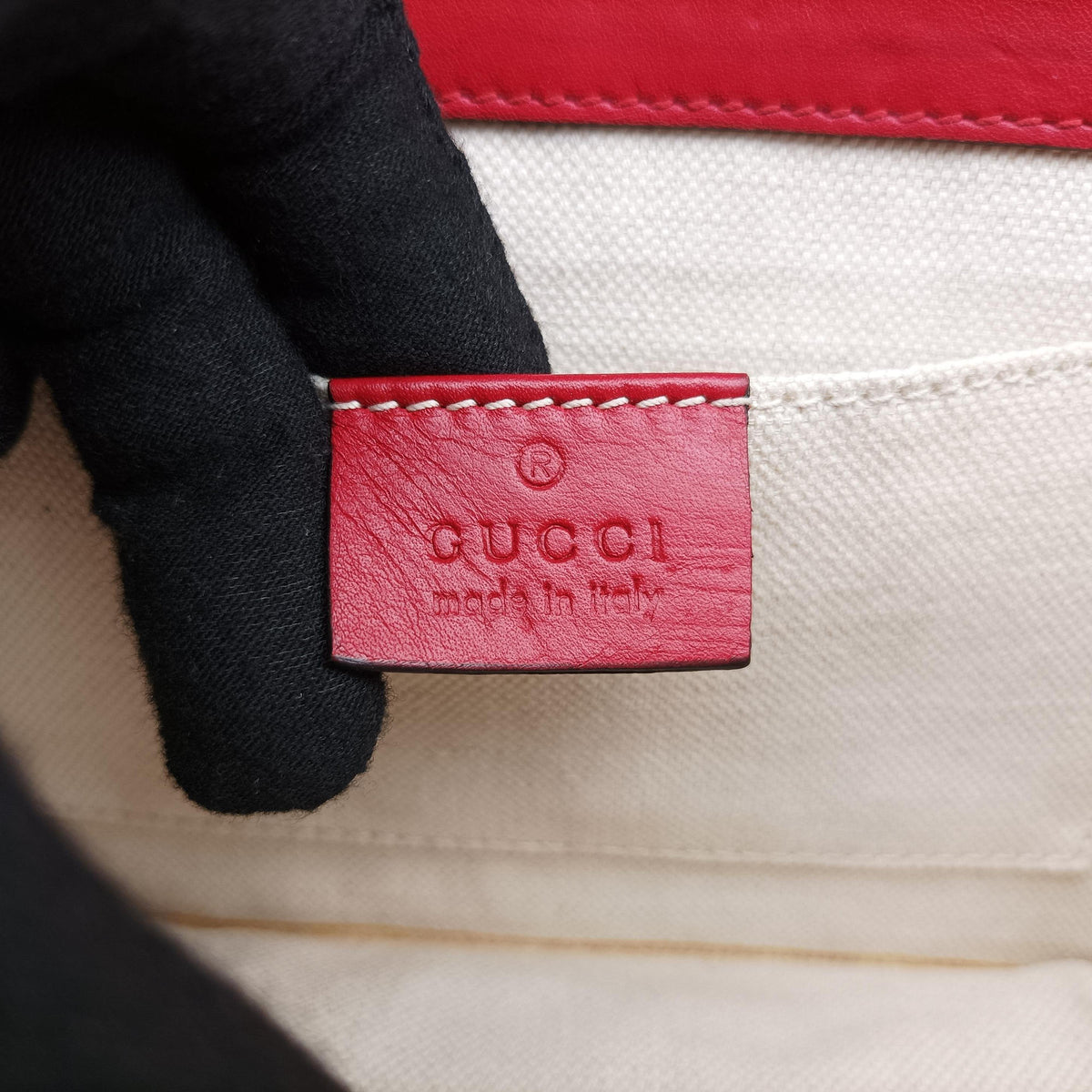 Secondhand Gucci Peony Red Leather 432281 shoulderbag | stylenewstar