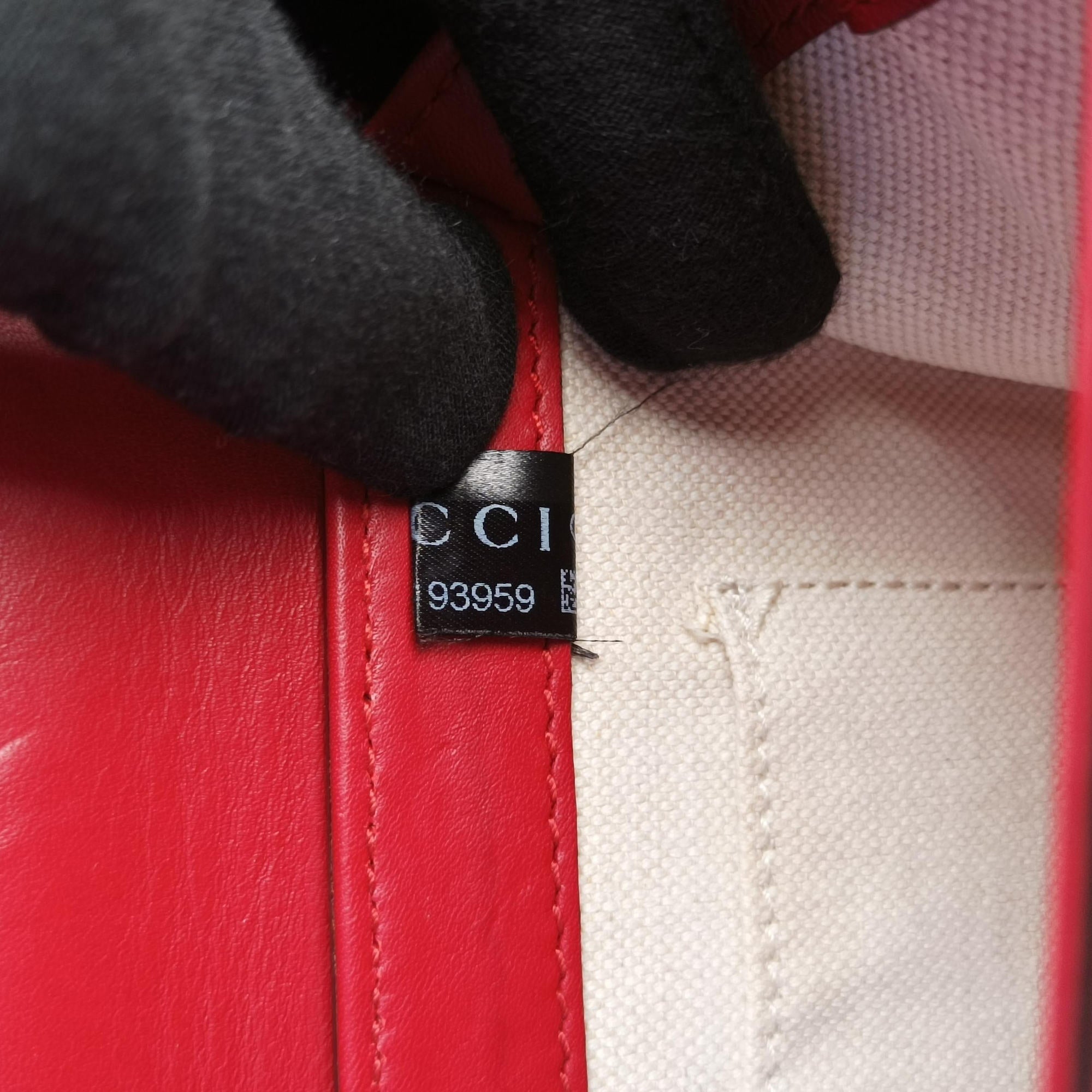 Secondhand Gucci Peony Red Leather 432281 shoulderbag | stylenewstar
