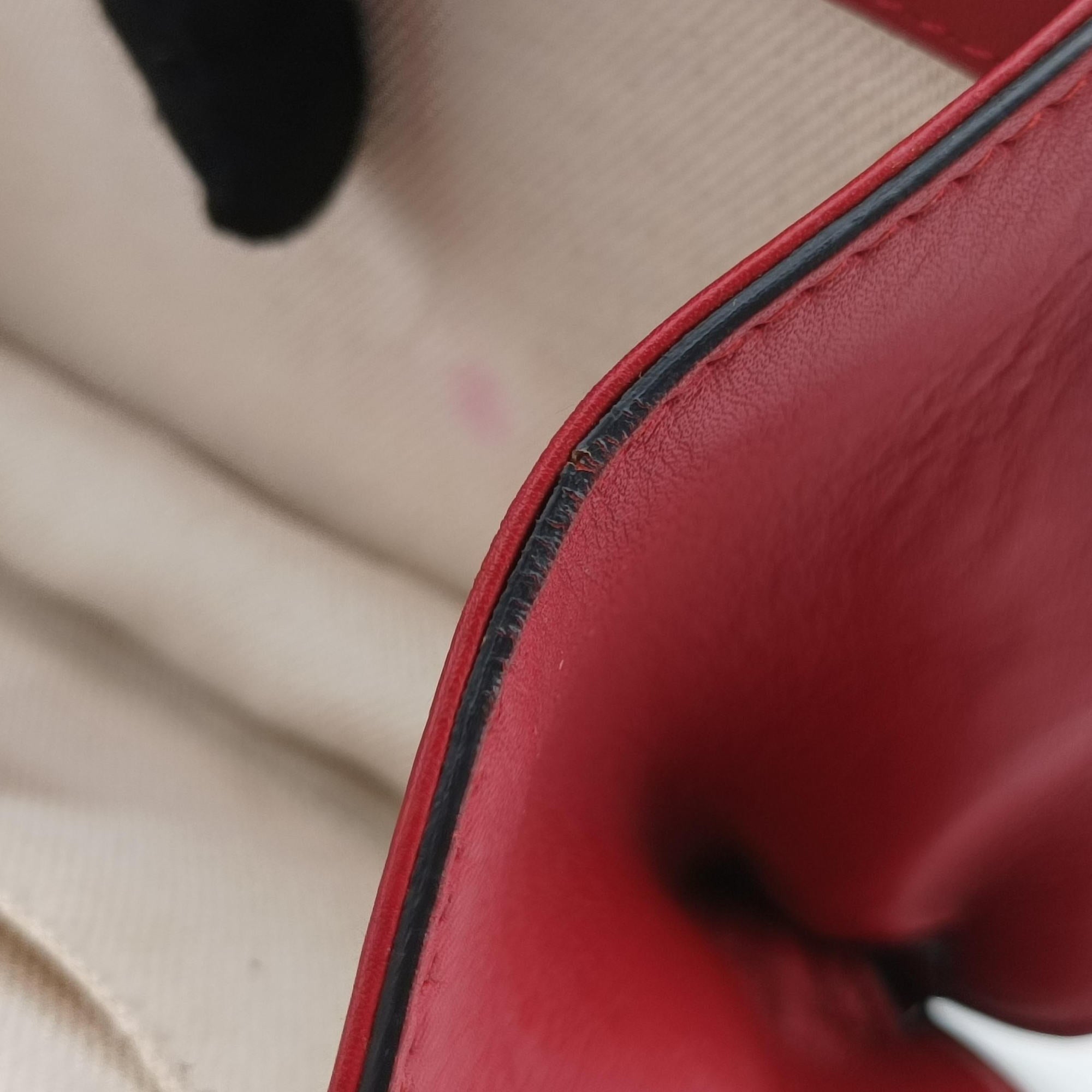 Secondhand Gucci Peony Red Leather 432281 shoulderbag | stylenewstar