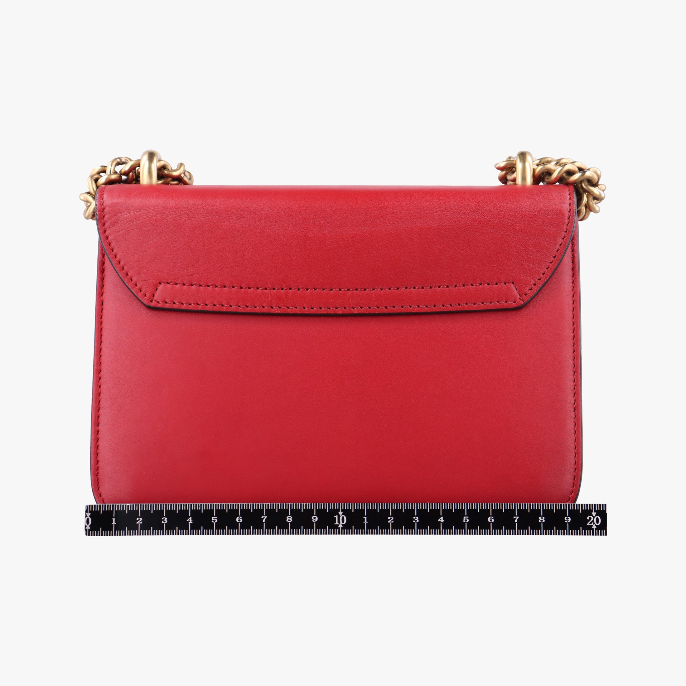 Secondhand Gucci Peony Red Leather 432281 shoulderbag | stylenewstar