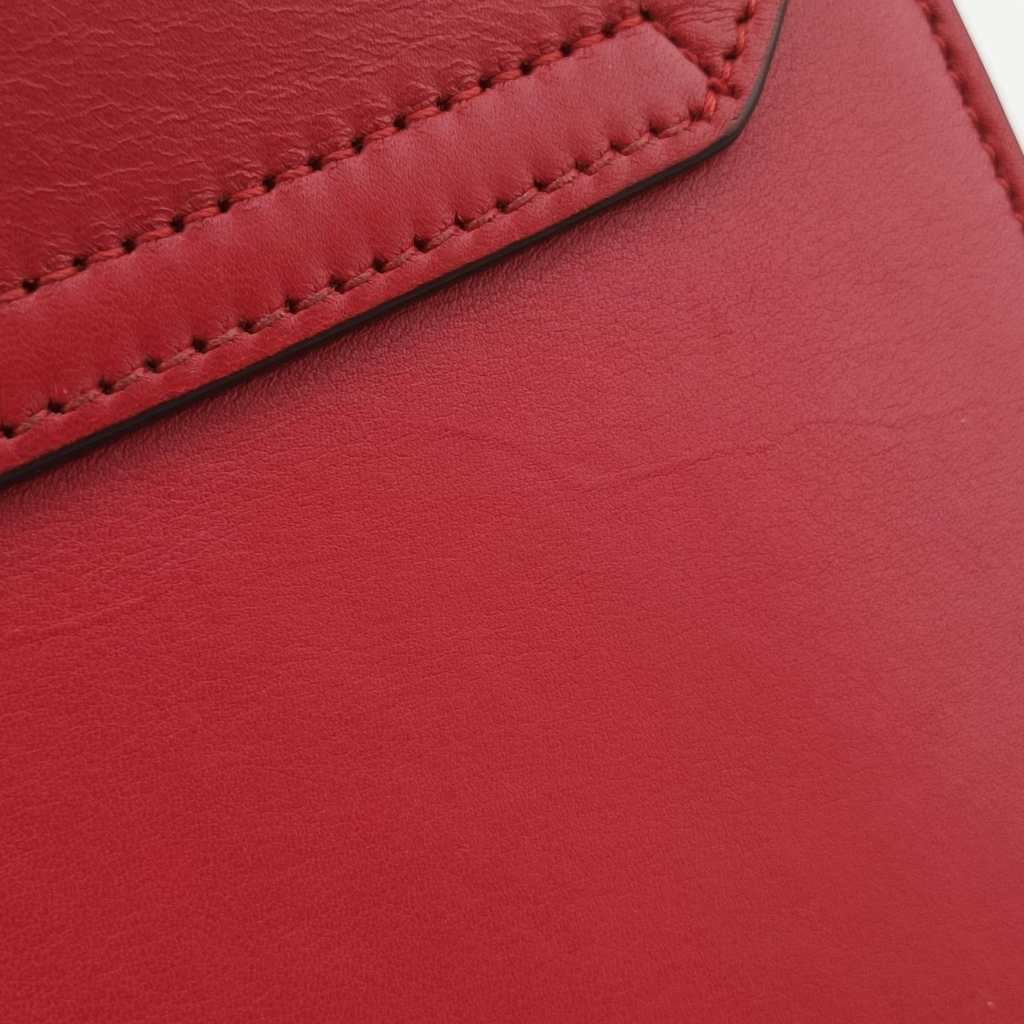 Secondhand Gucci Peony Red Leather 432281 shoulderbag | stylenewstar