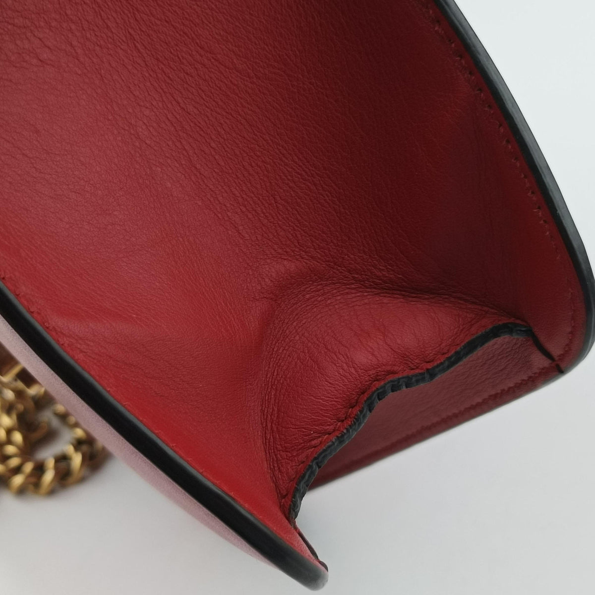 Secondhand Gucci Peony Red Leather 432281 shoulderbag | stylenewstar
