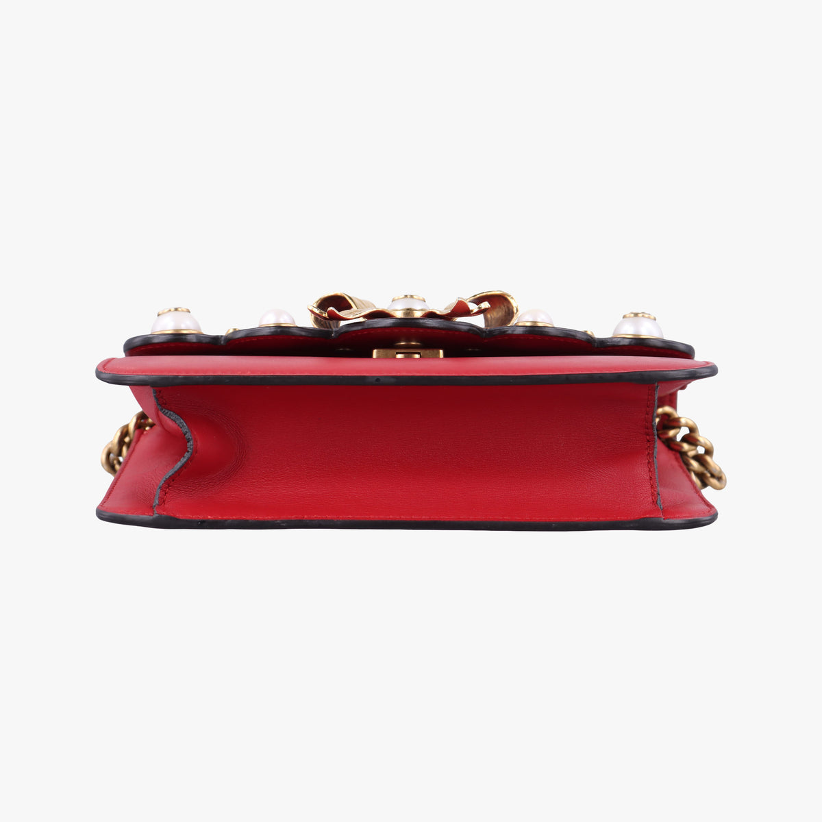 Secondhand Gucci Peony Red Leather 432281 shoulderbag | stylenewstar