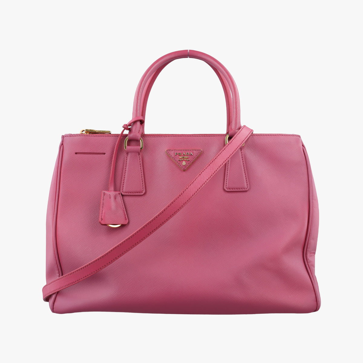 Secondhand Prada Galleria Pink SAFFIANO Leather BN1786 shoulderbag | stylenewstar