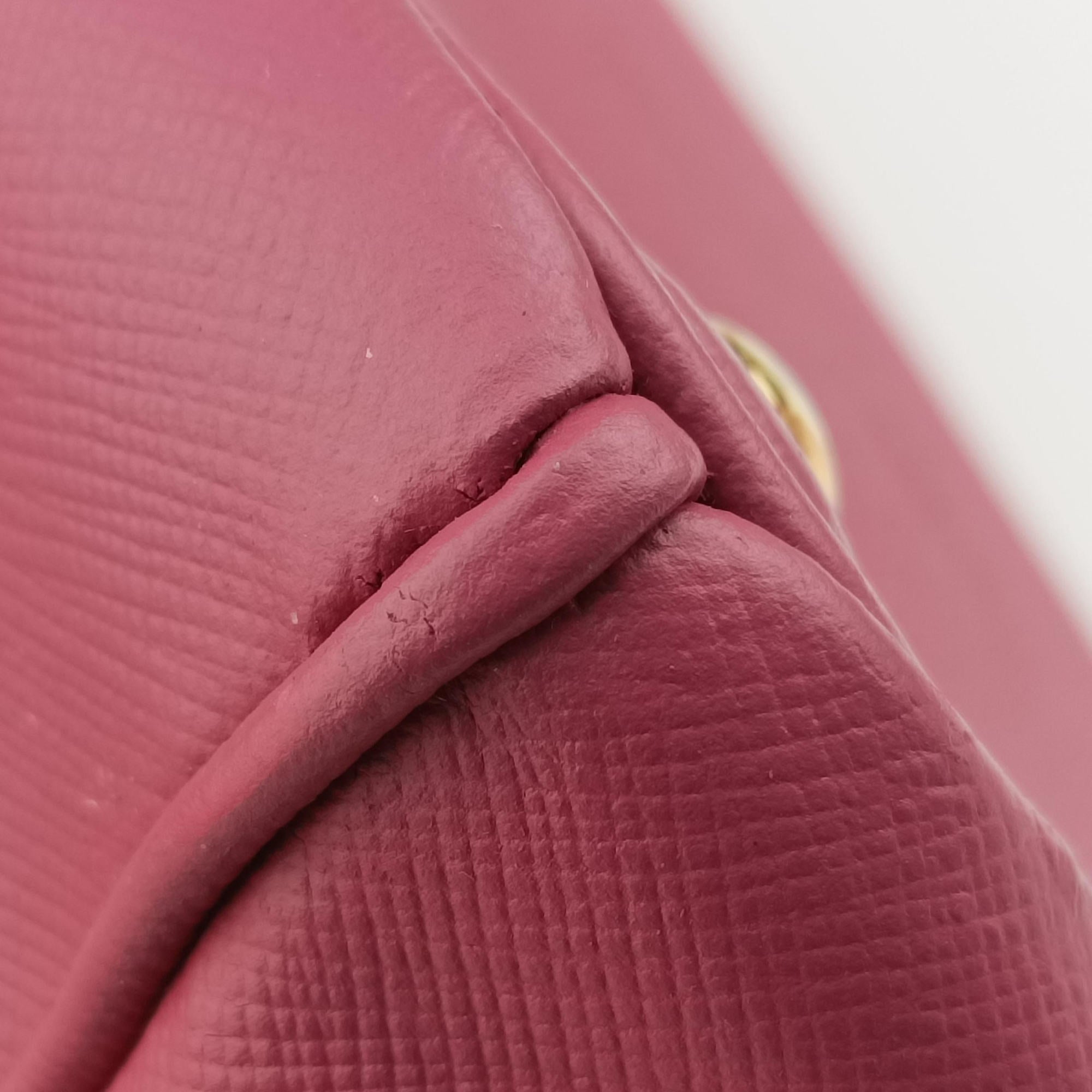 Secondhand Prada Galleria Pink SAFFIANO Leather BN1786 shoulderbag | stylenewstar