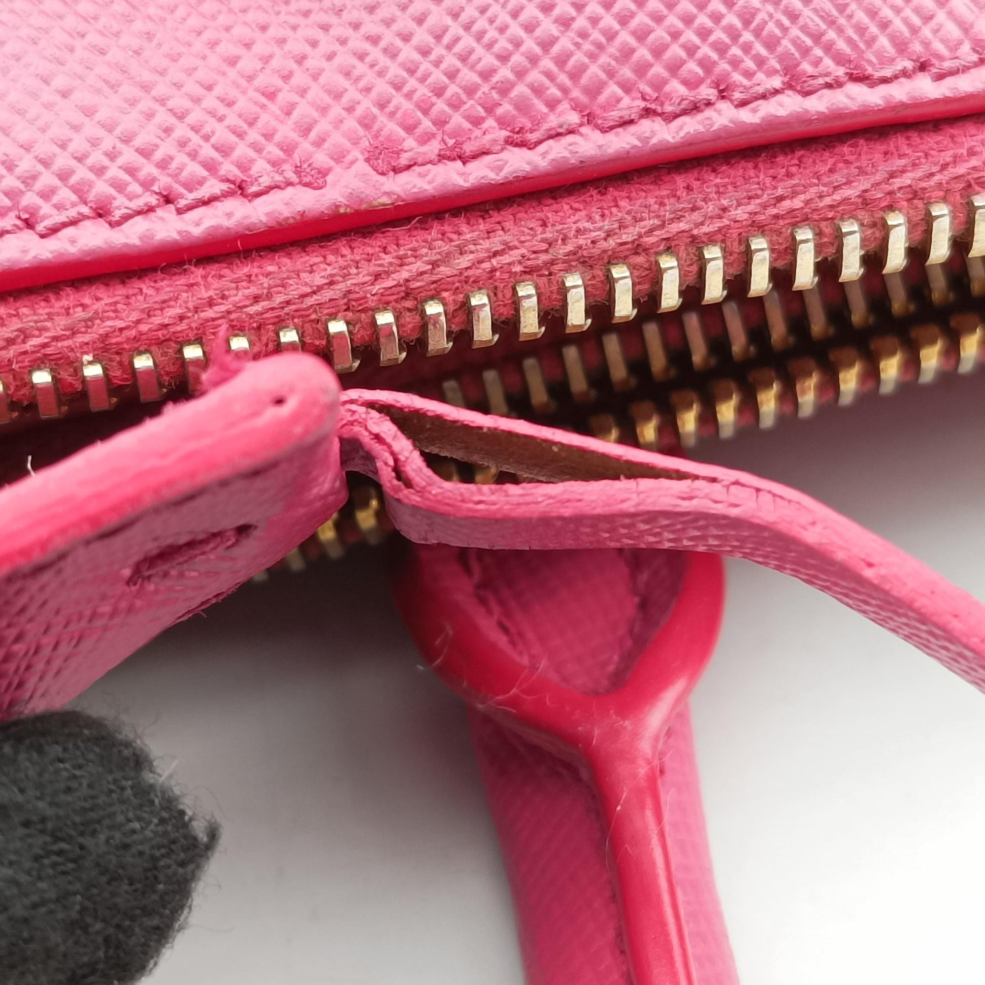 Secondhand Prada Galleria Pink SAFFIANO Leather BN1786 shoulderbag | stylenewstar