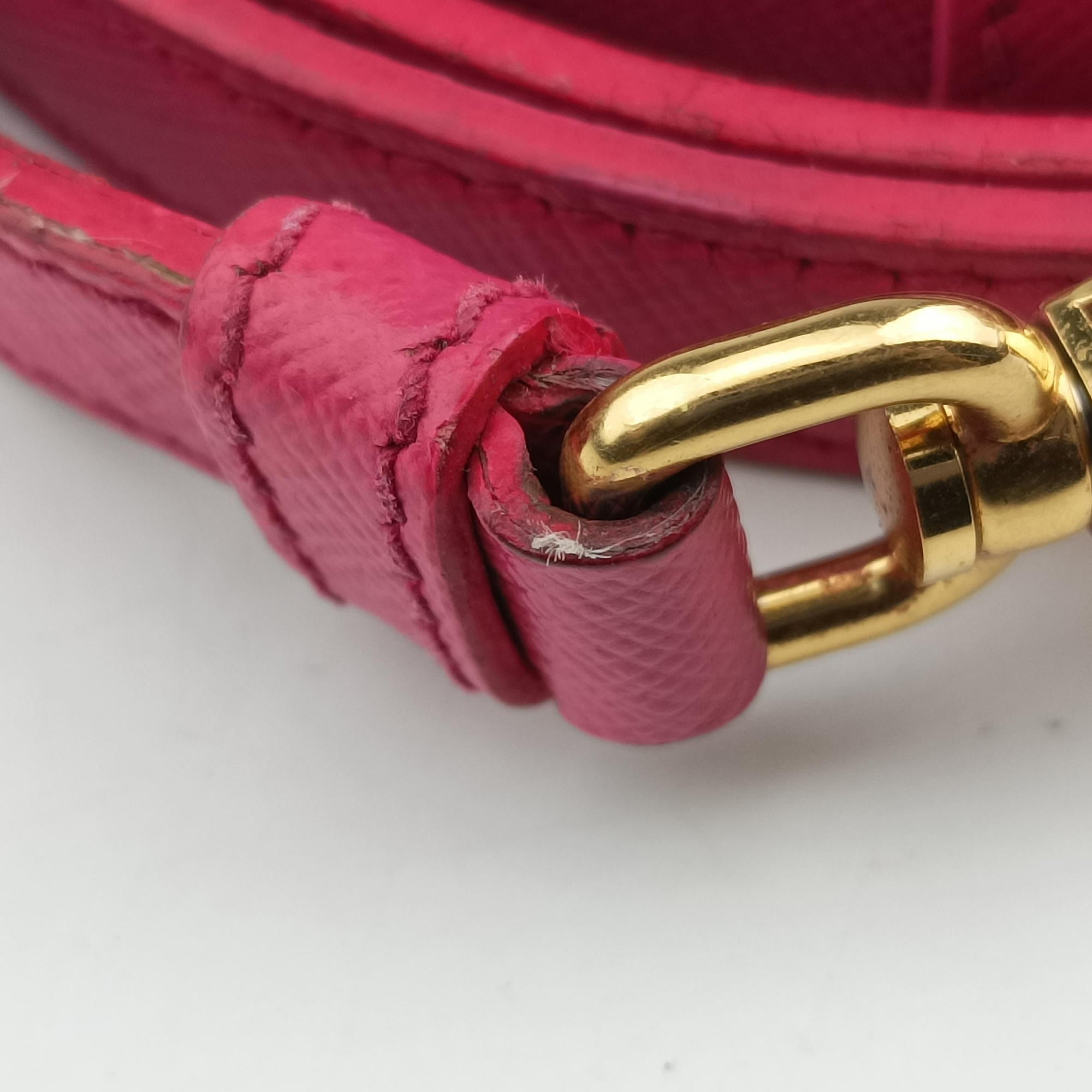Secondhand Prada Galleria Pink SAFFIANO Leather BN1786 shoulderbag | stylenewstar