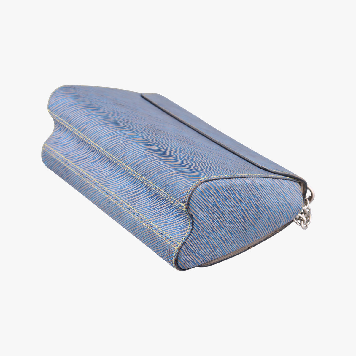 Secondhand Louis Vuitton Twist MM Denim blue Epi M50271 shoulderbag | stylenewstar