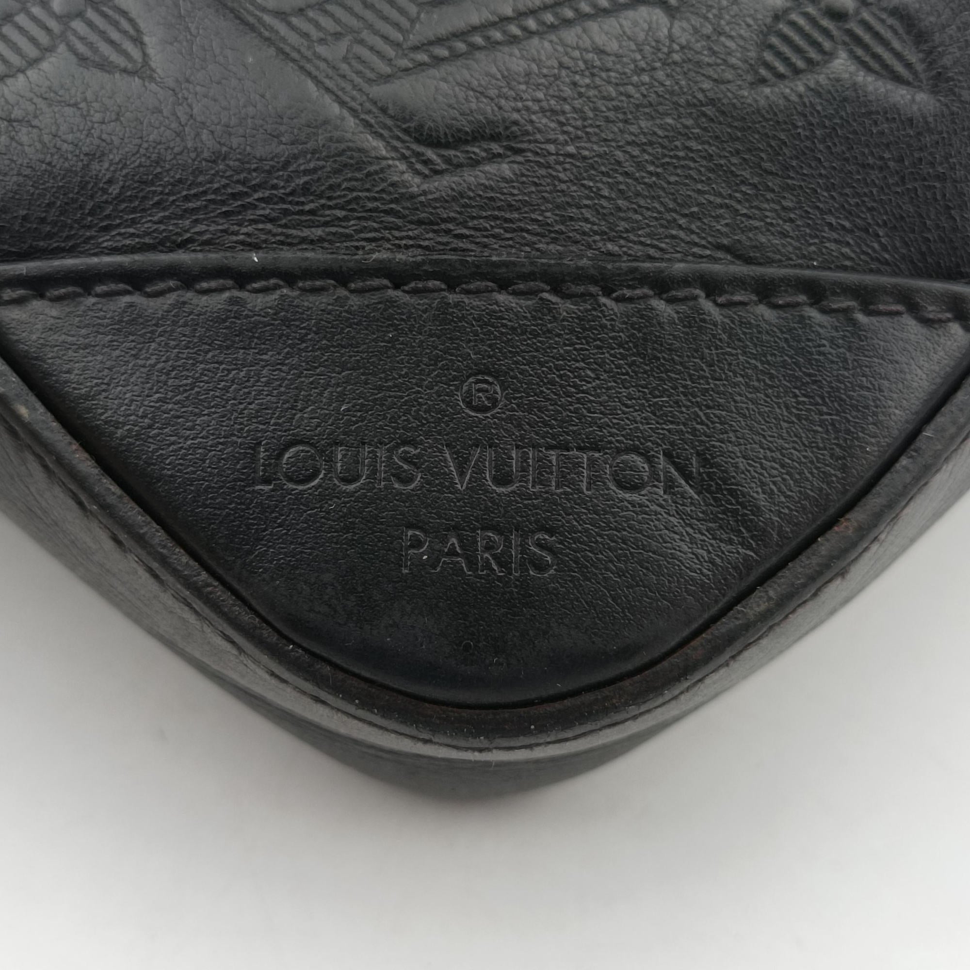 Pre-owned Louis Vuitton Duo Messenger Noir Monogram Shadow M69827 shoulderbag | stylenewstar