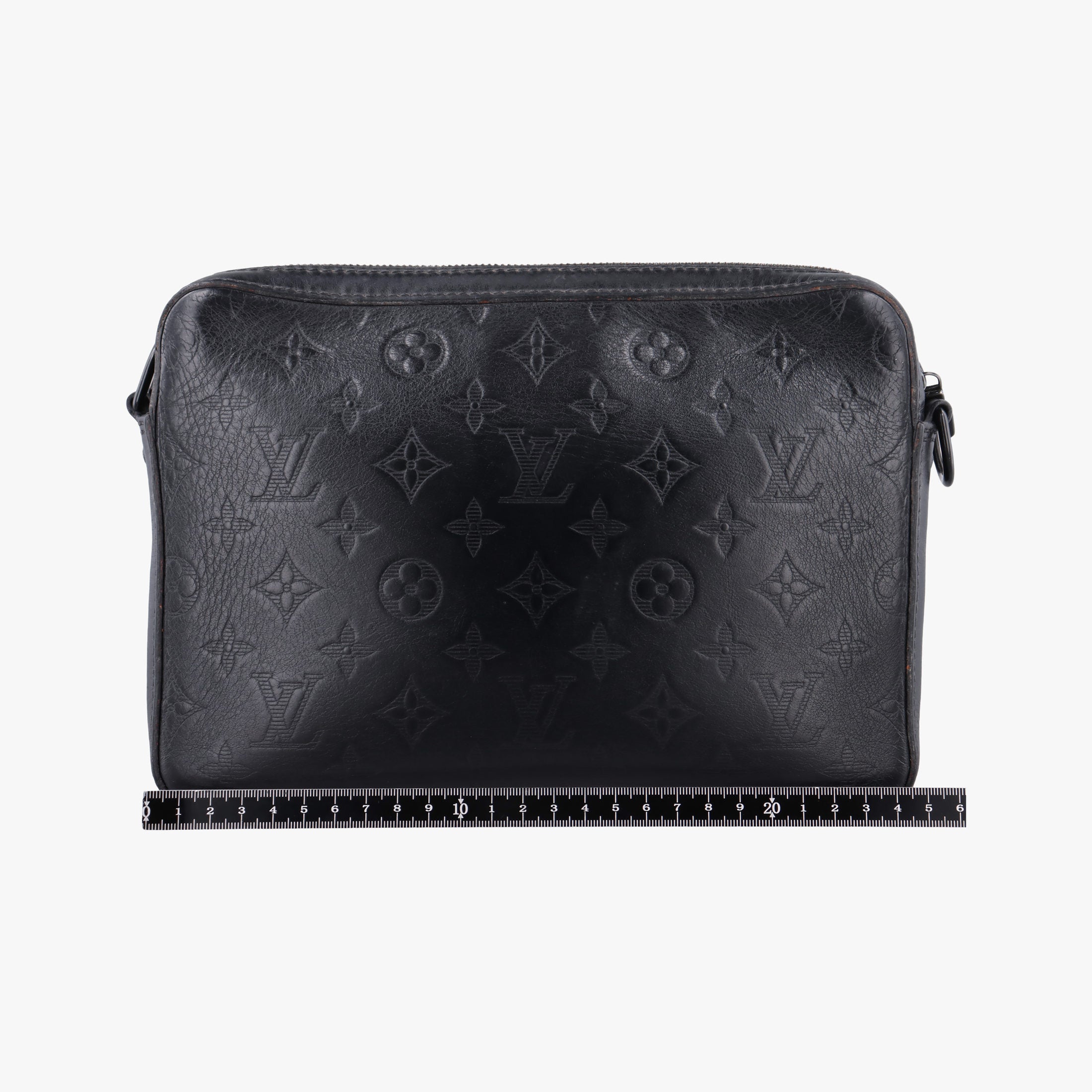 Pre-owned Louis Vuitton Duo Messenger Noir Monogram Shadow M69827 shoulderbag | stylenewstar