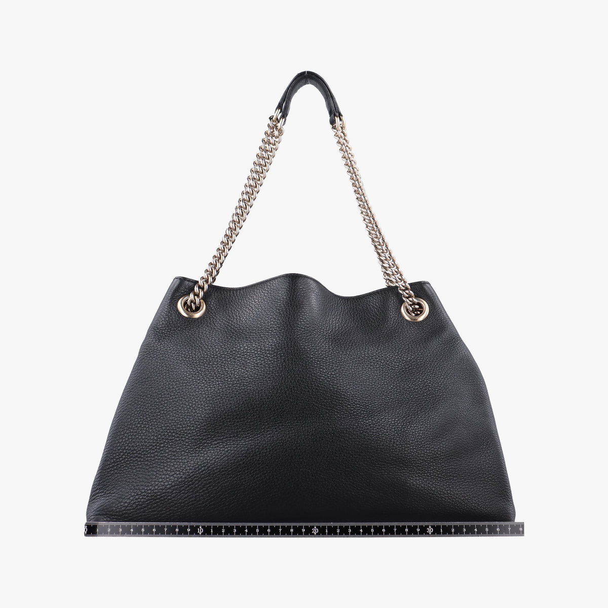 Pre-owned Gucci Soho Black Leather 308982 shoulderbag | stylenewstar