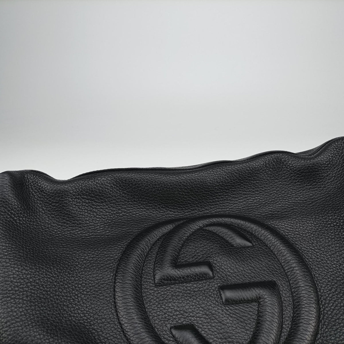 Pre-owned Gucci Soho Black Leather 308982 shoulderbag | stylenewstar
